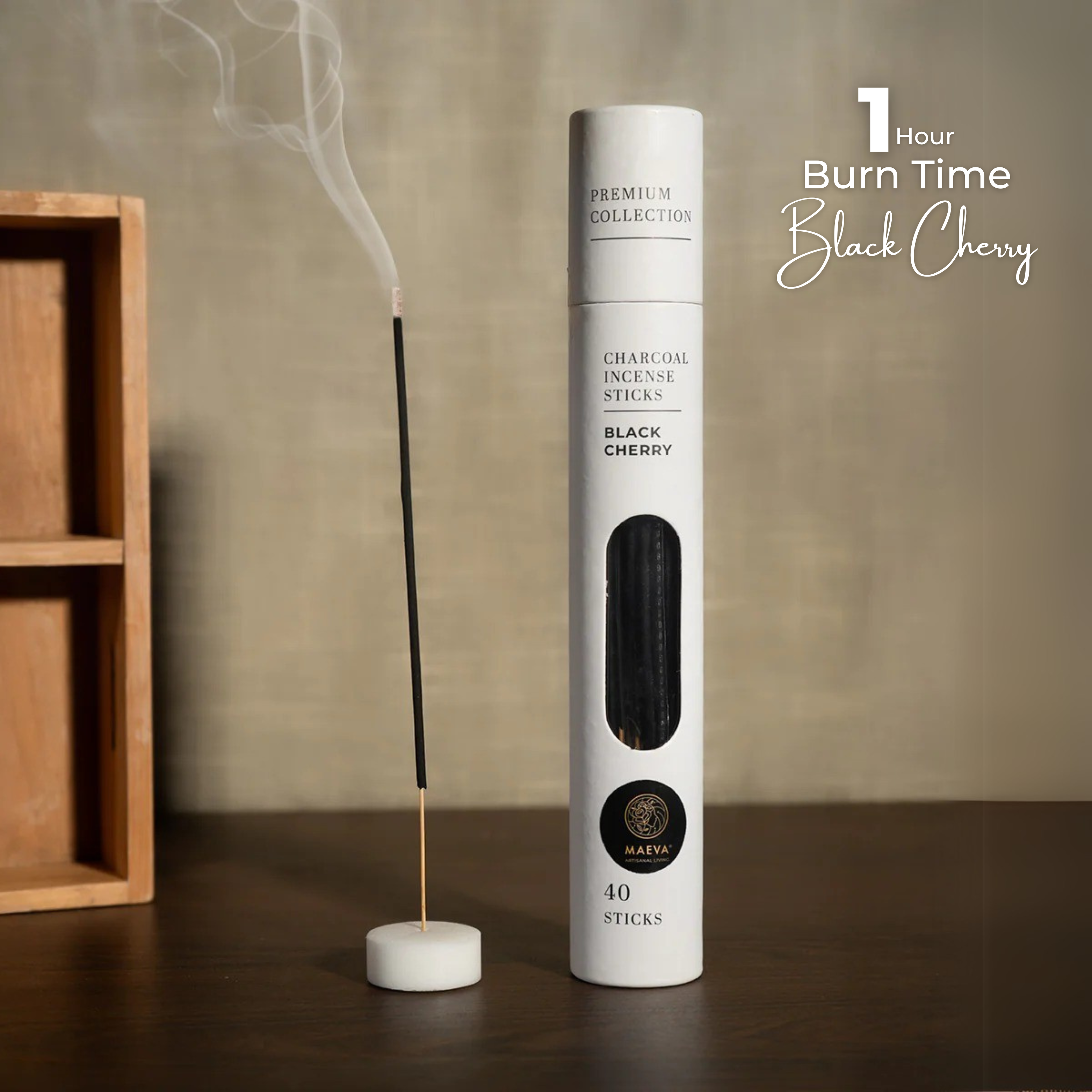 Black Cherry Charcoal Incense Sticks