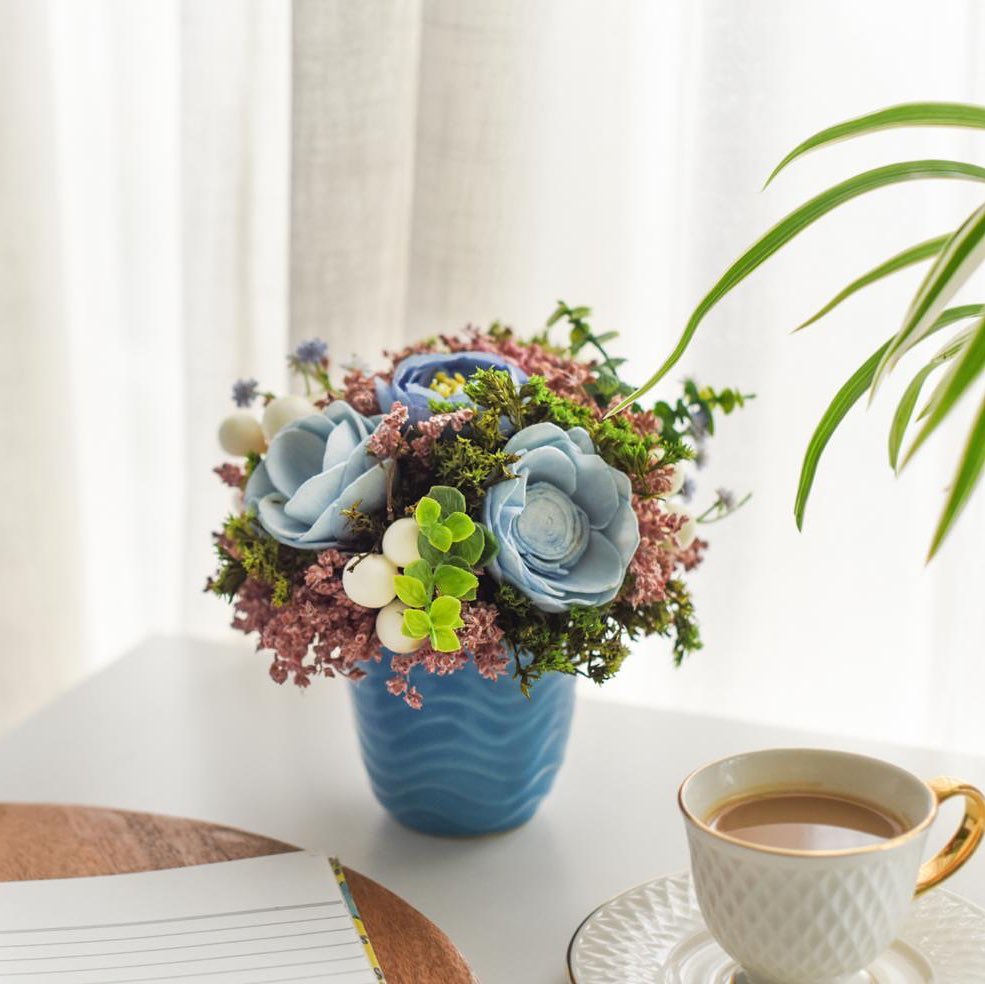Blue Paradise Table Decor