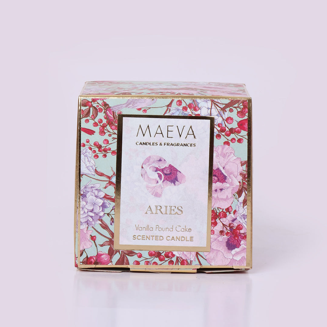 Zodiac Frosted Glass Candle