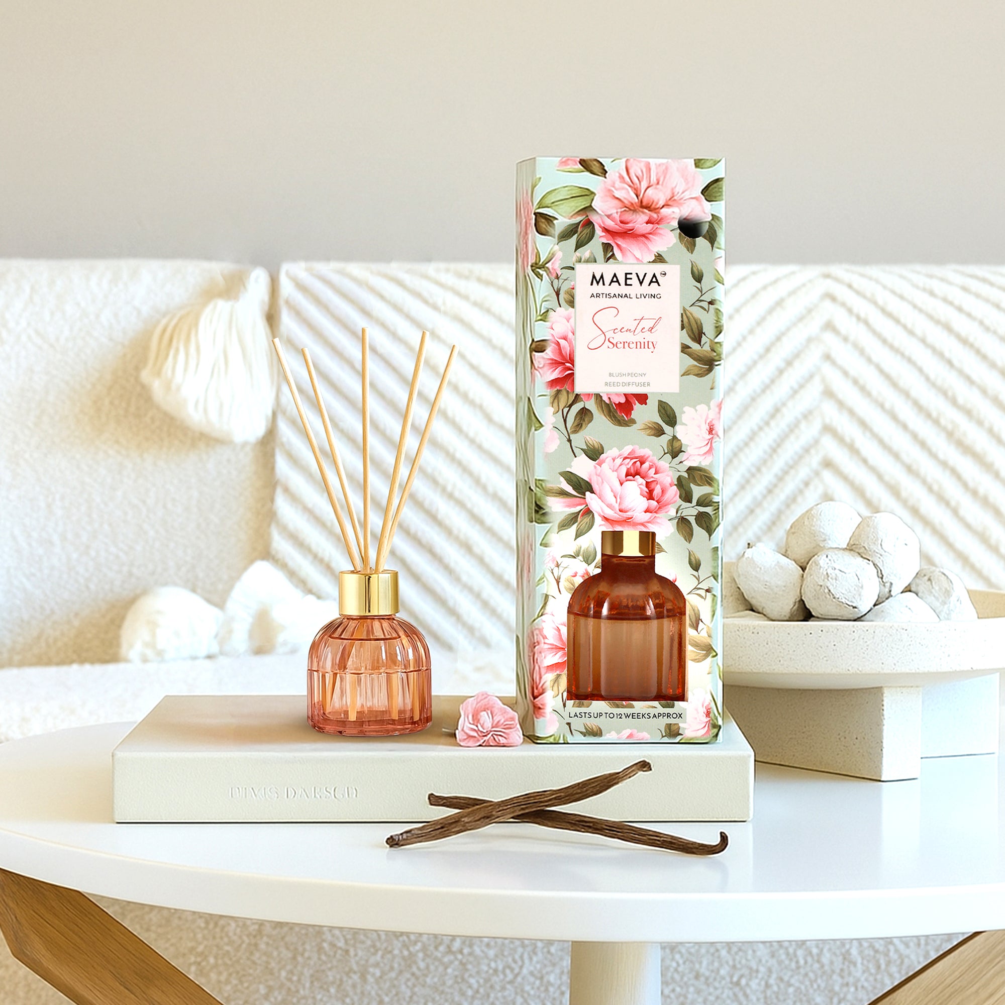 Scented Serenity Blush Peony Reed Diffuser