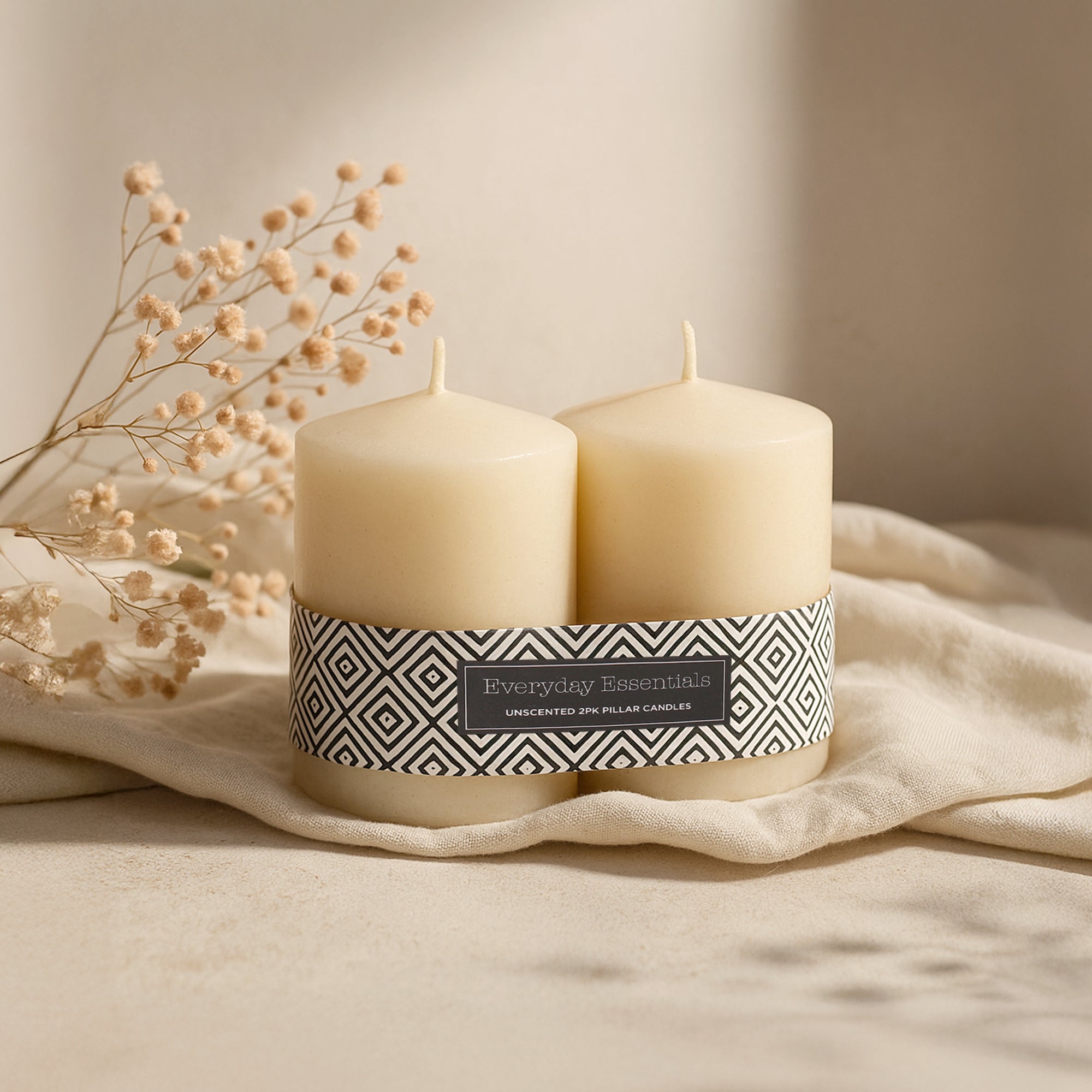 Pillar Candle - Set of 2