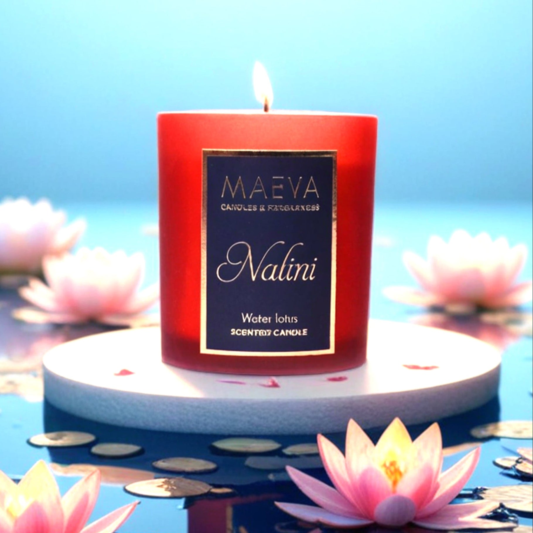 Nalini Frosted Glass Candle
