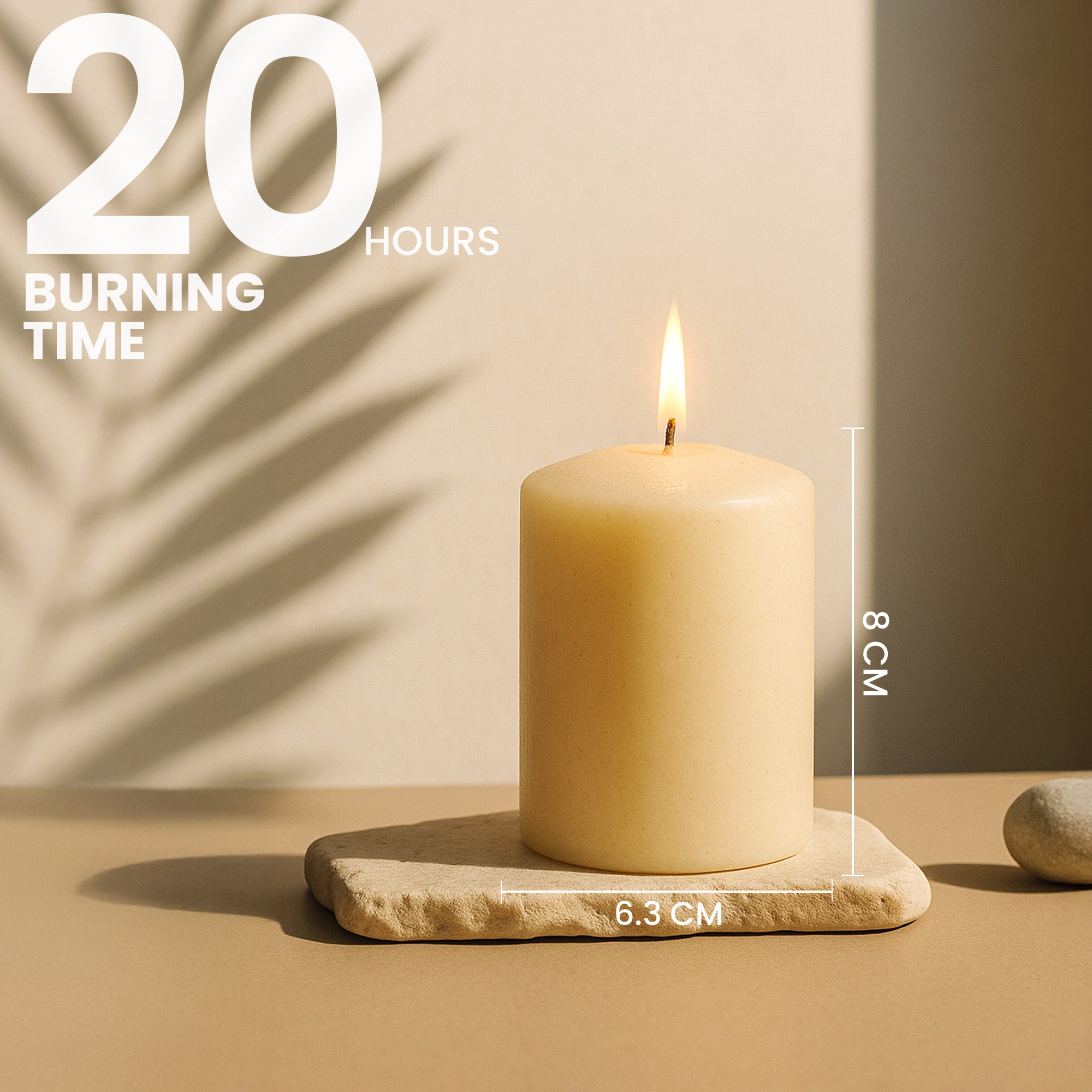 Pillar Candle - Set of 2