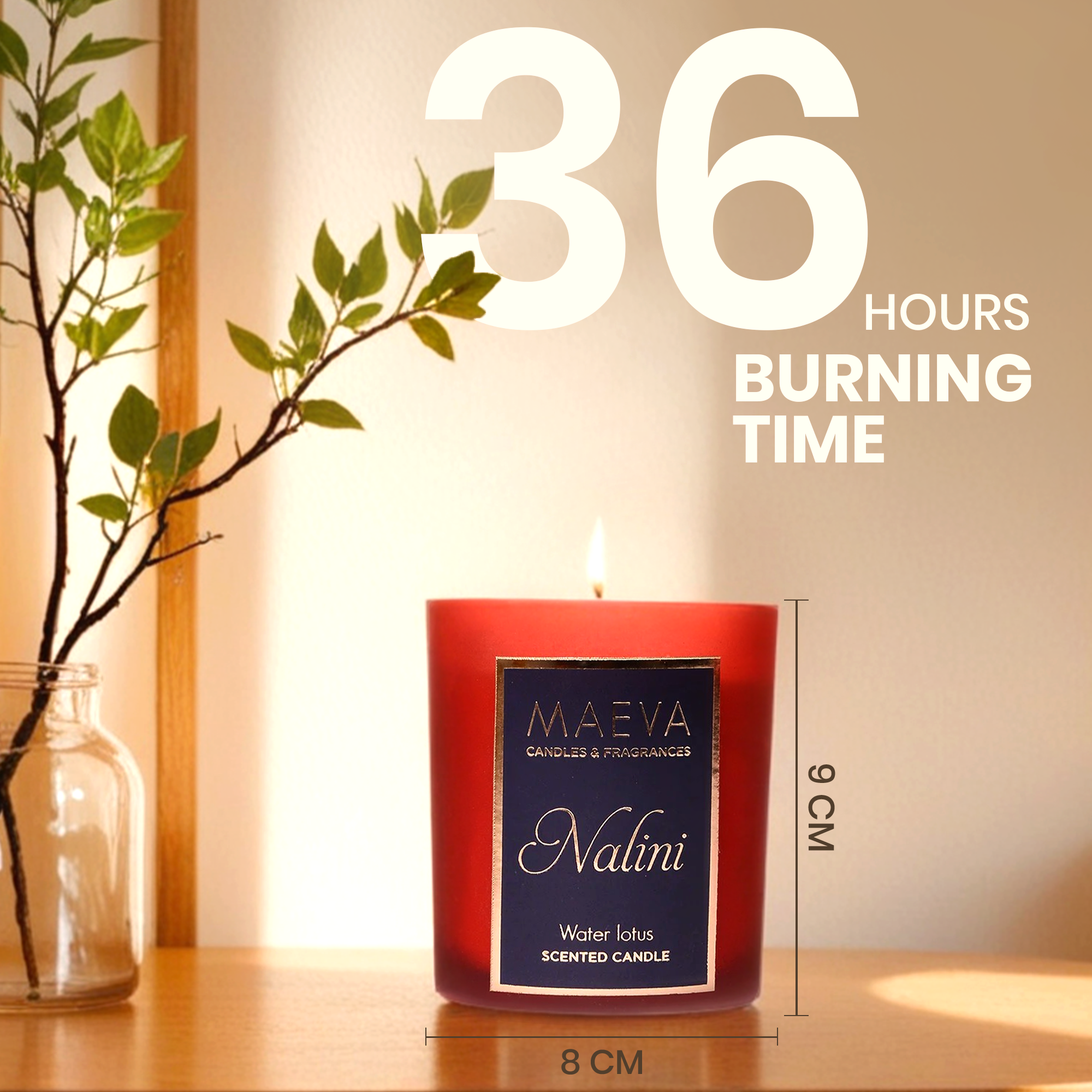Nalini Frosted Glass Candle