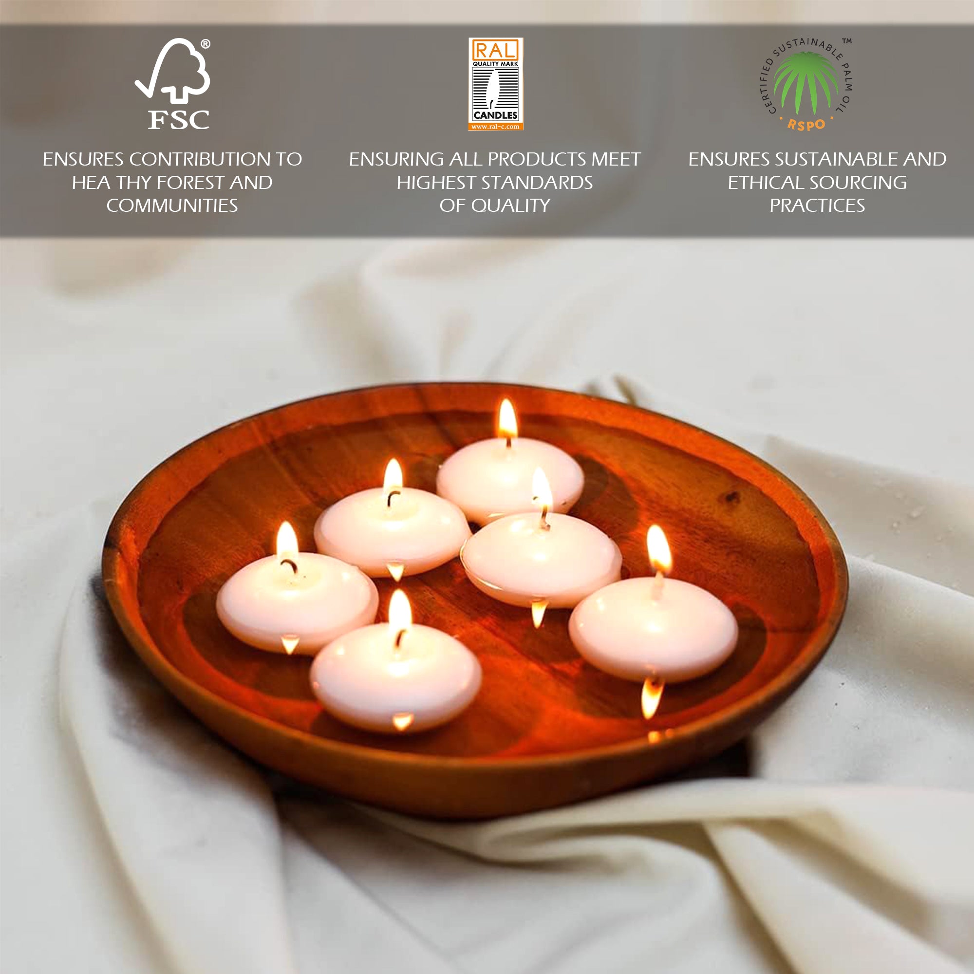 Floater Candles - Pack of 6