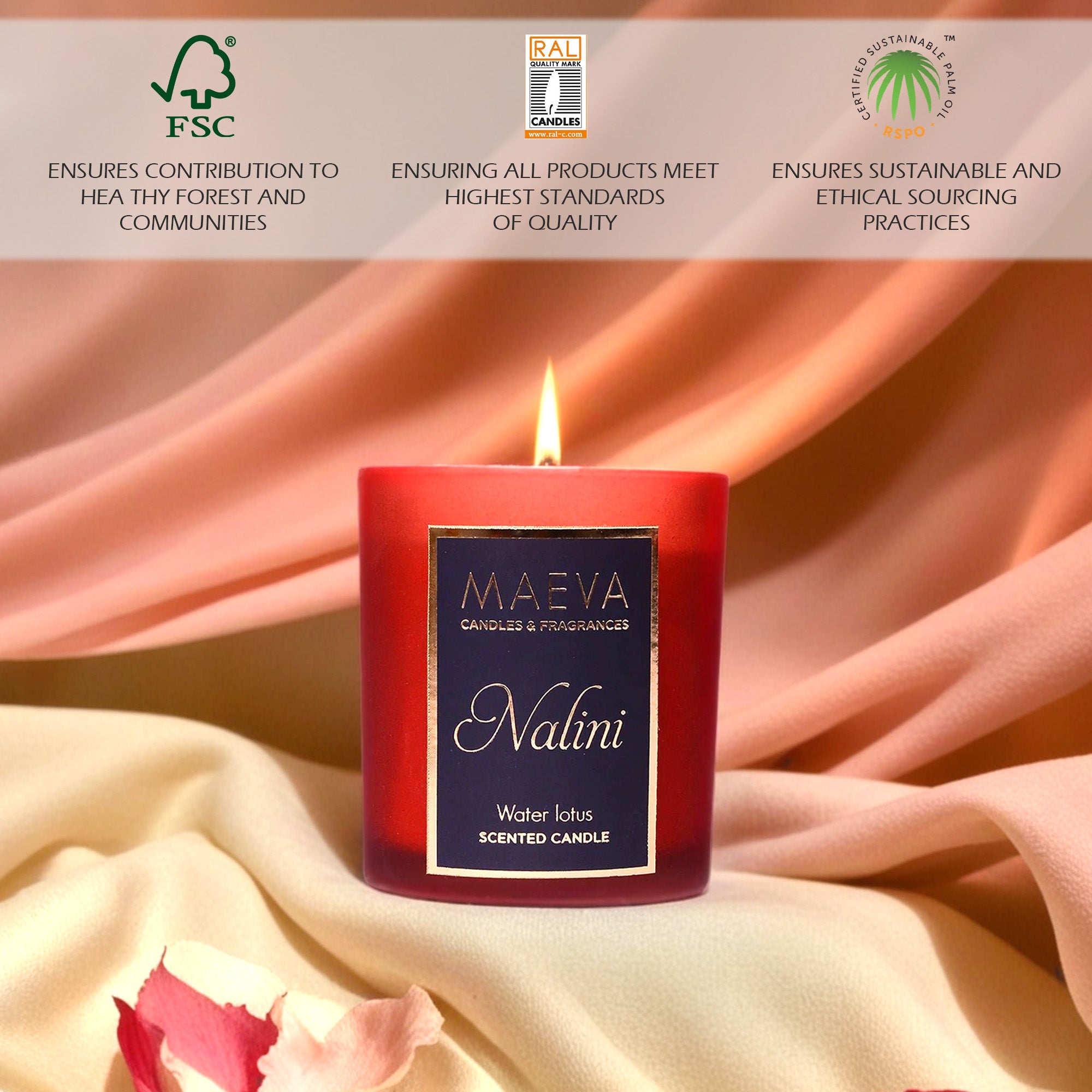 Nalini Frosted Glass Candle