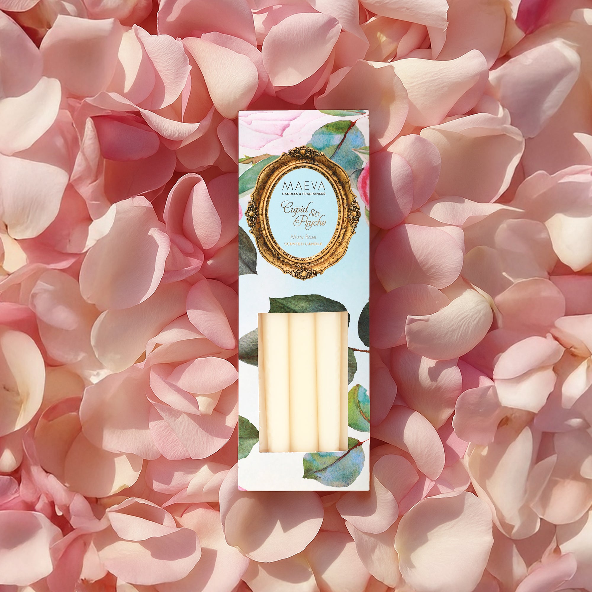 Cupid & Psyche Taper Candles - Pack of 10