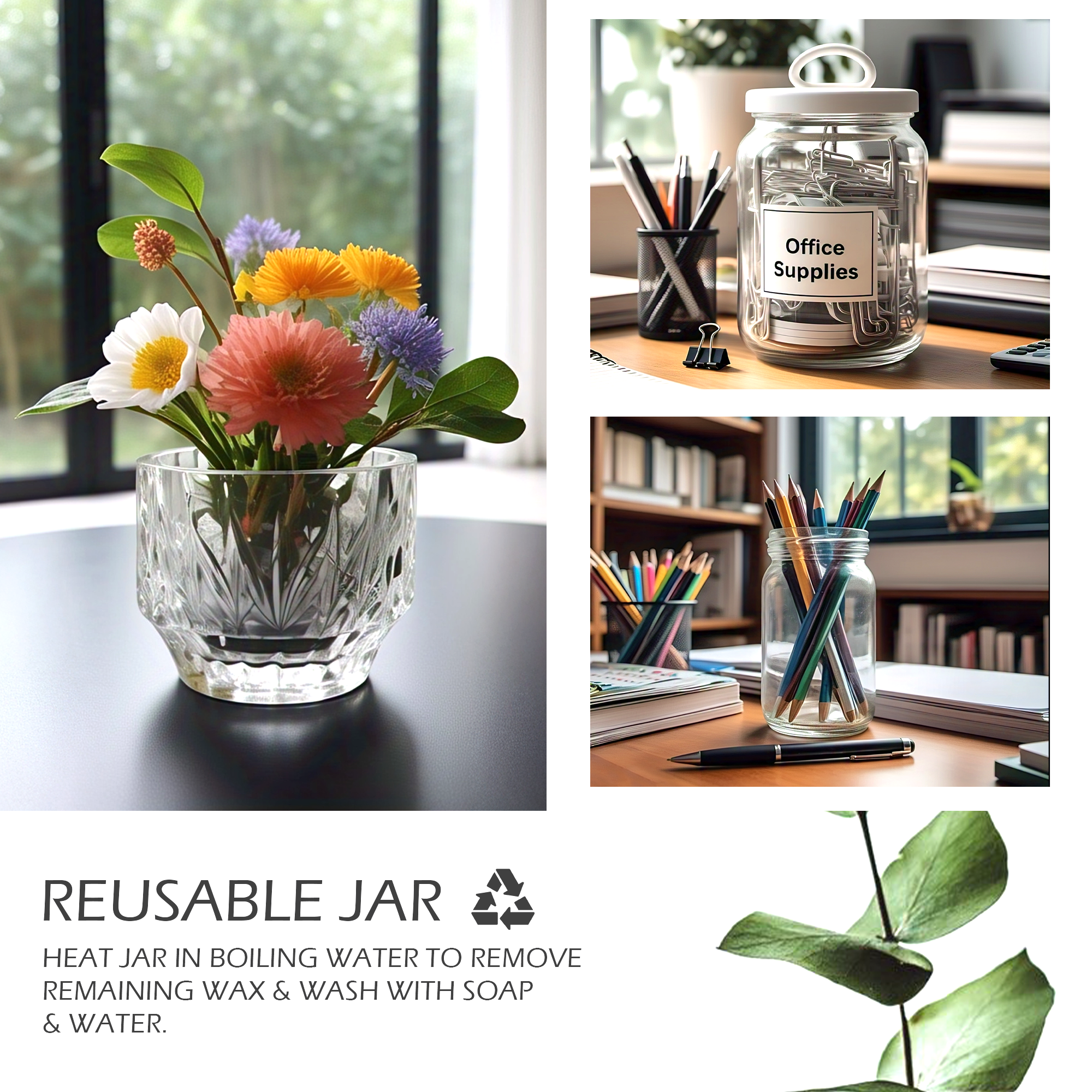 Birthday Tumbler Glass Candle