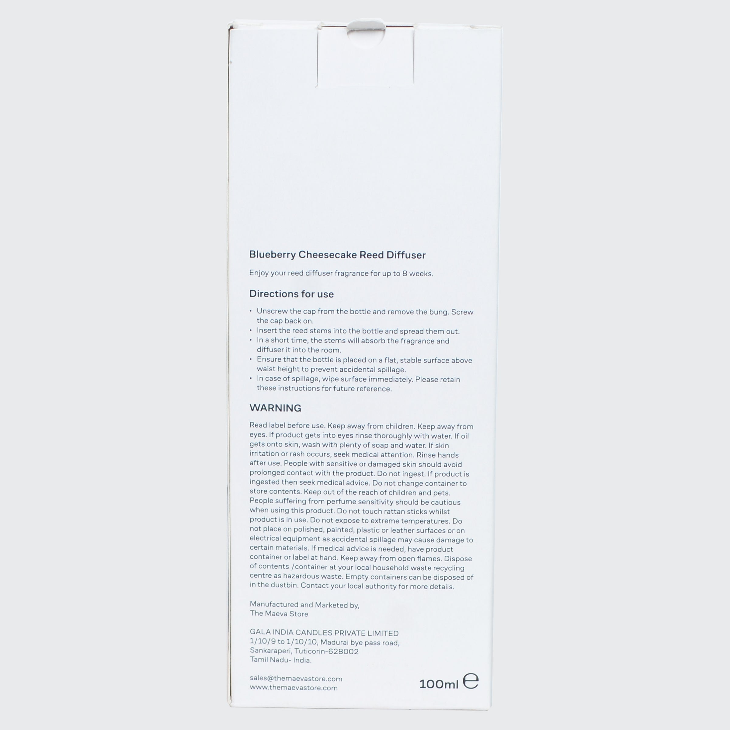 Blueberry Cheesecake Reed Diffuser