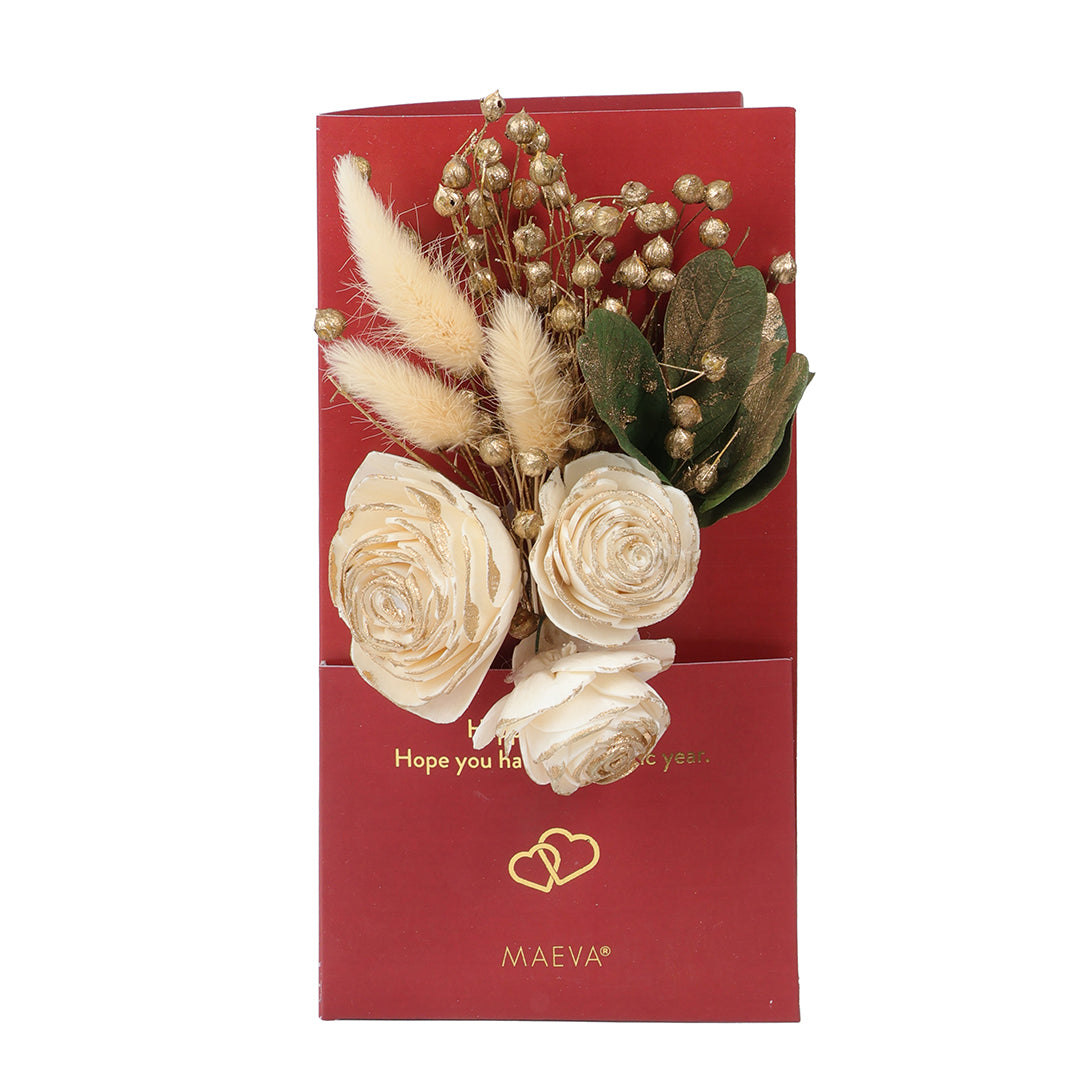 Birthday Greeting Card - Red