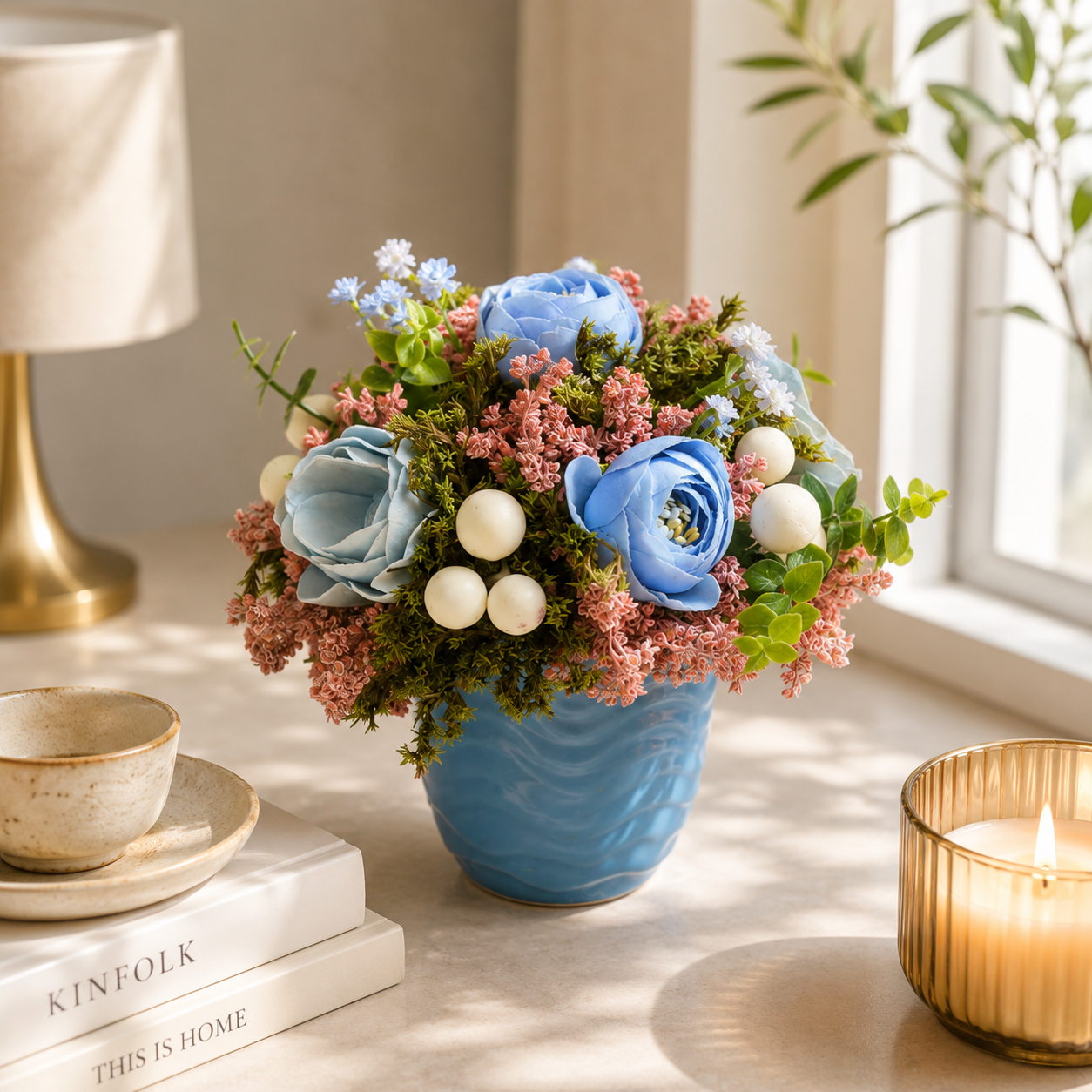 Blue Paradise Table Decor
