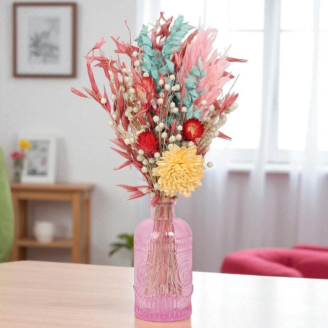 Candy Embossed Flower Vase