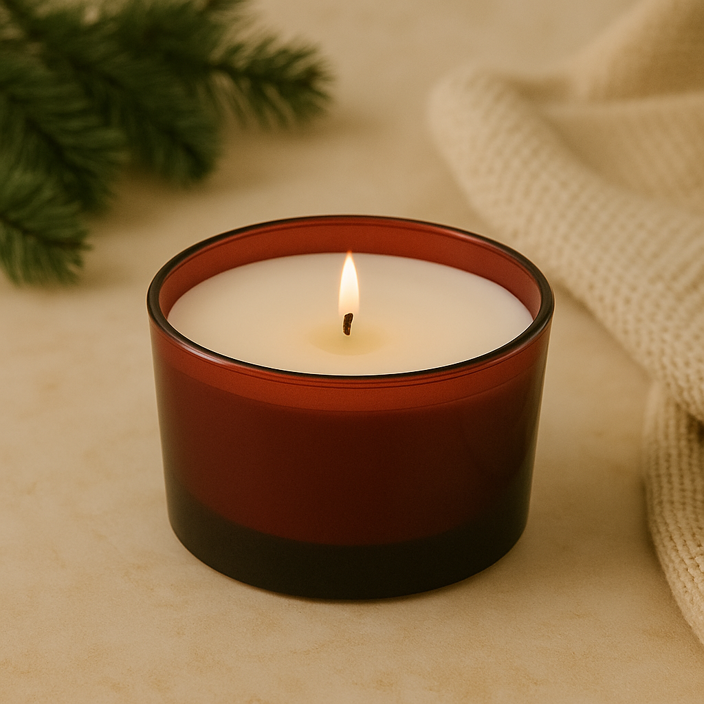 Nalini Frosted Flared Candle