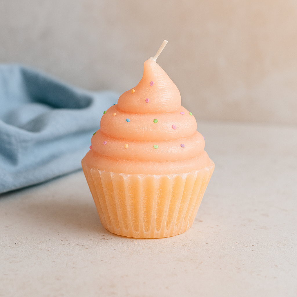 Strawberry Cupcake Candle