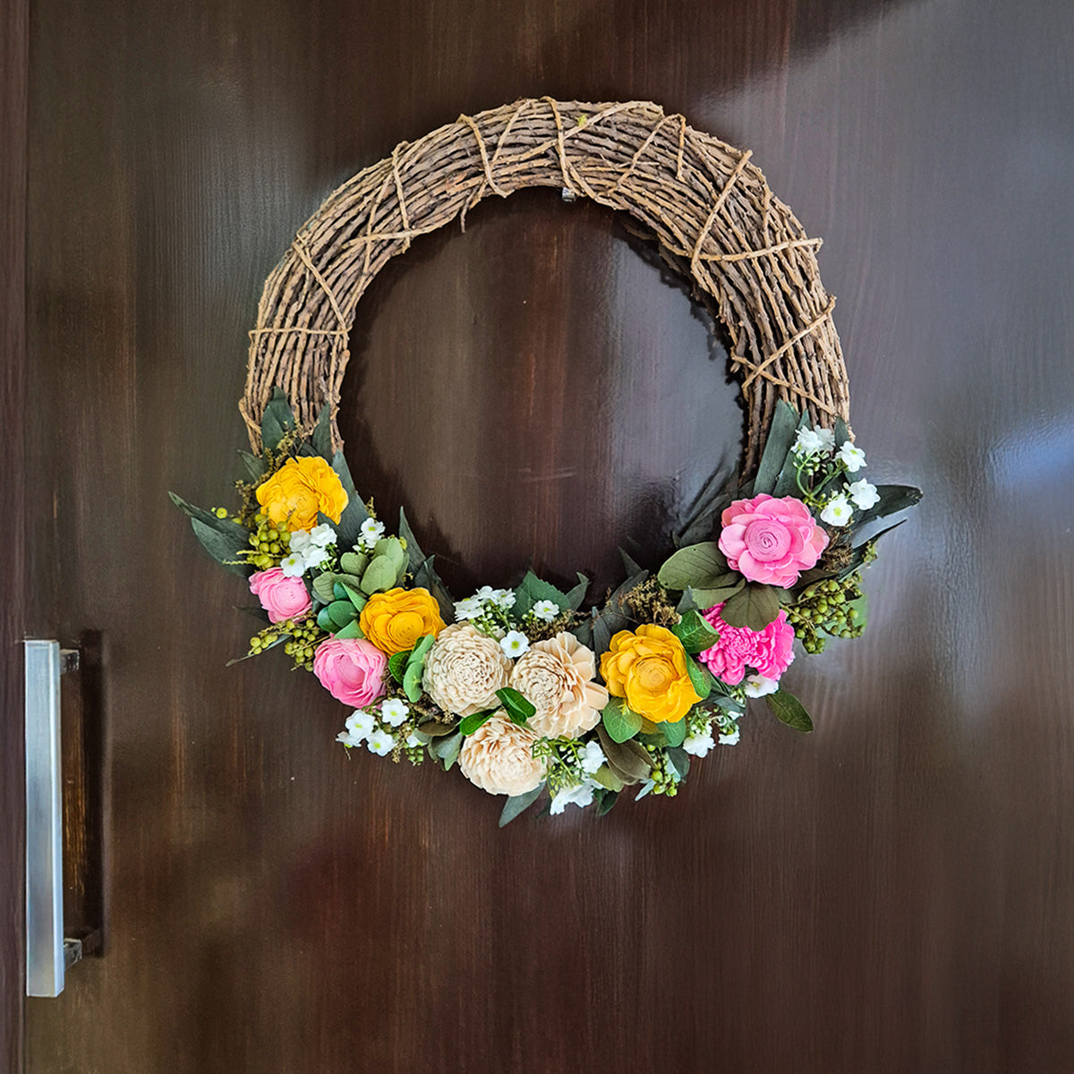 Forest Fantasy Dried Flower Jumbo Wreath