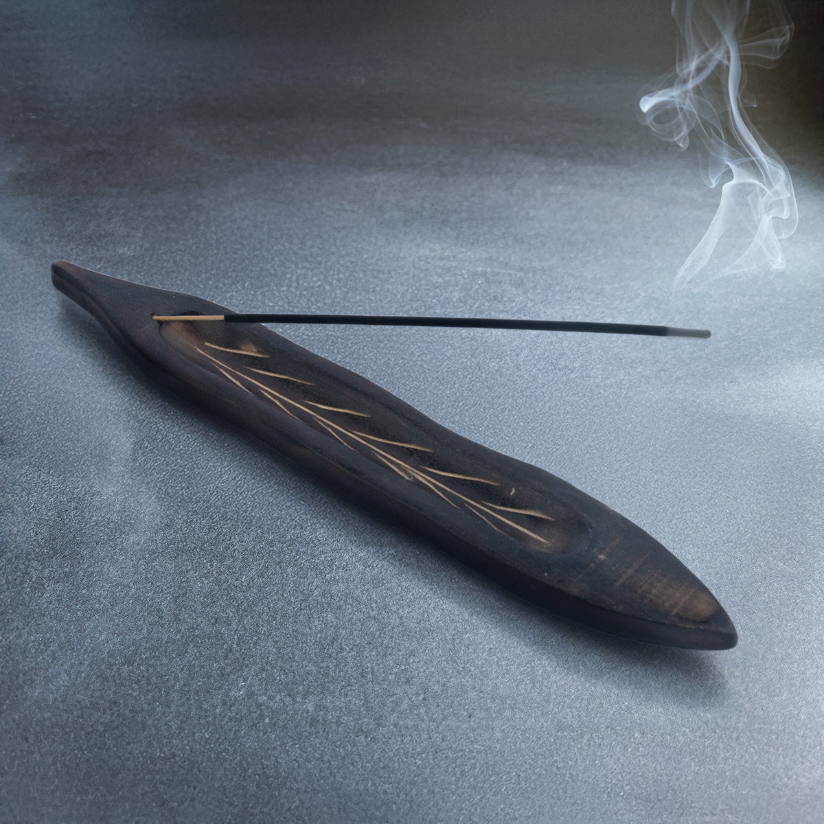 Brown Leaf incense Holder