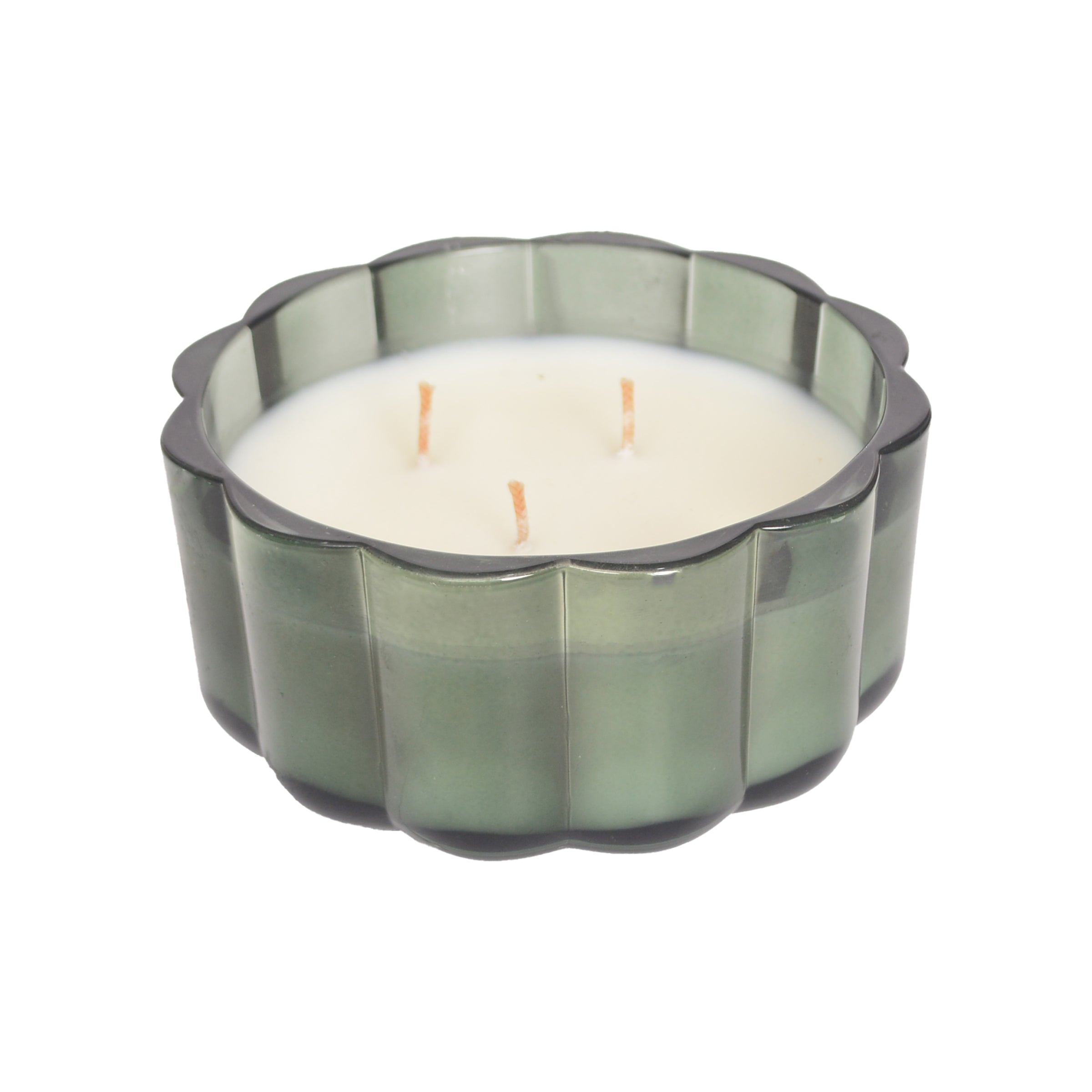Forest Ember Scalloped Candle