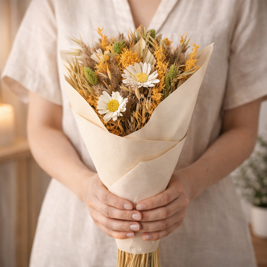 Golden Hour Hand-Tied bouquet
