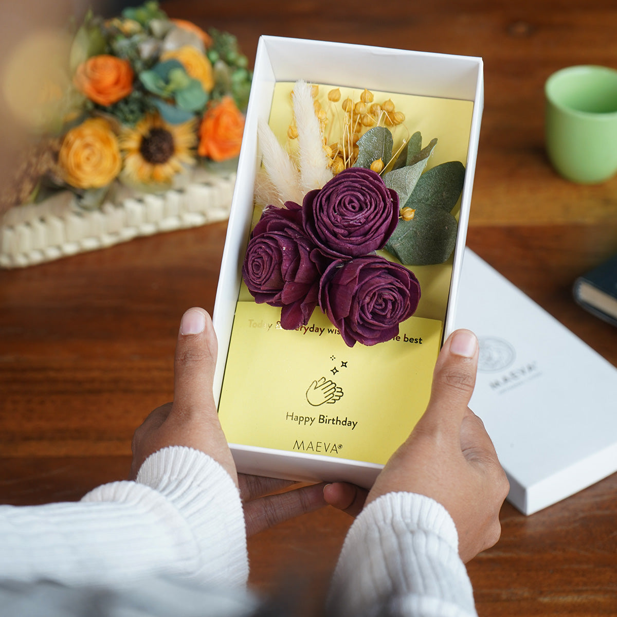 Birthday Greeting Card - Yellow