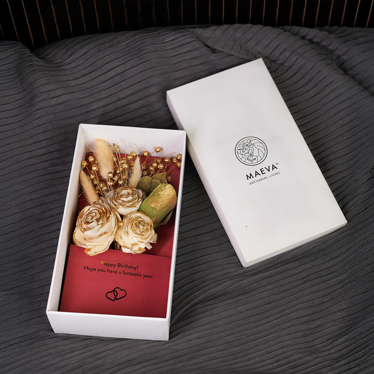 Birthday Greeting Card - Red