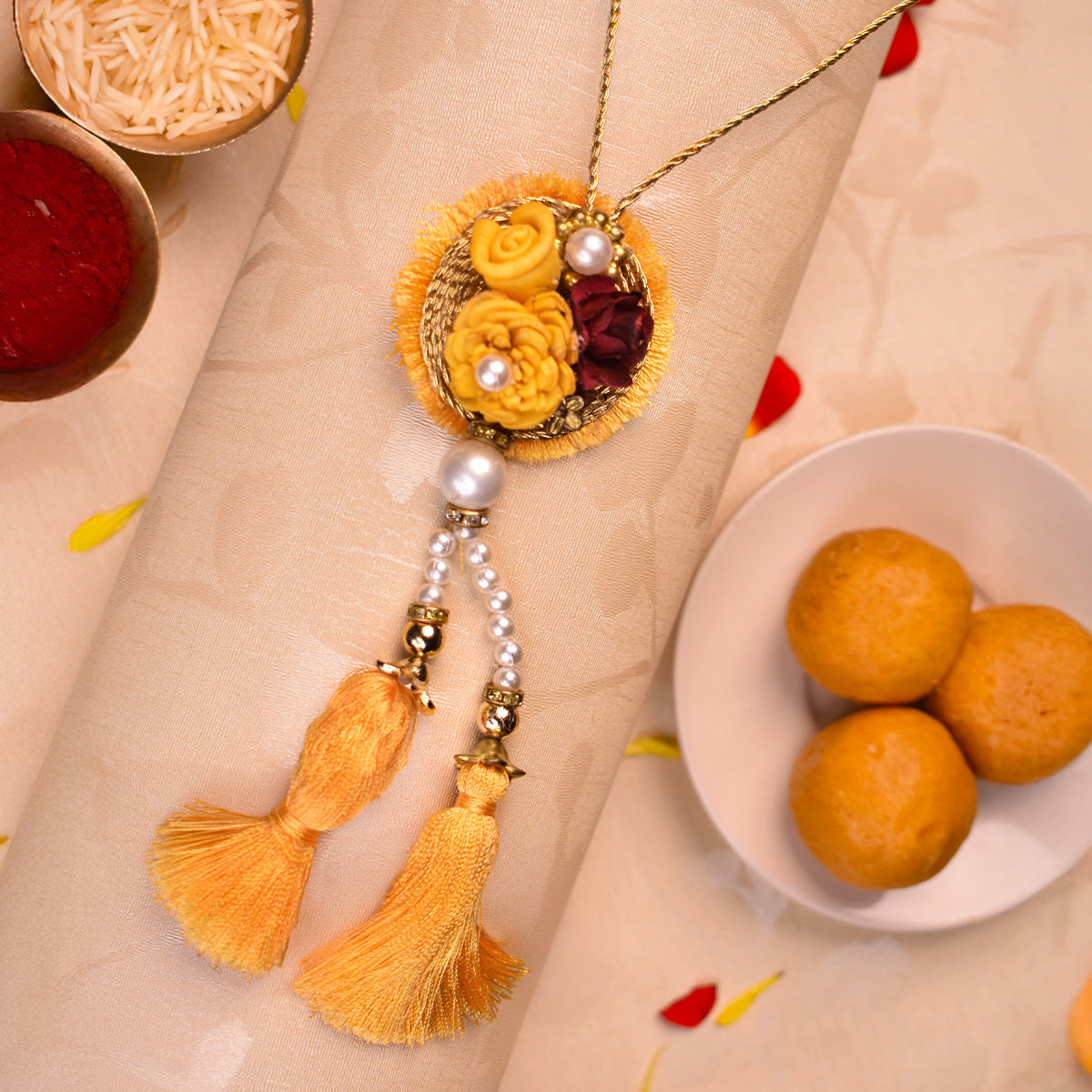 Gulbahaar Gold Rakhi - SISTER-IN-LAW