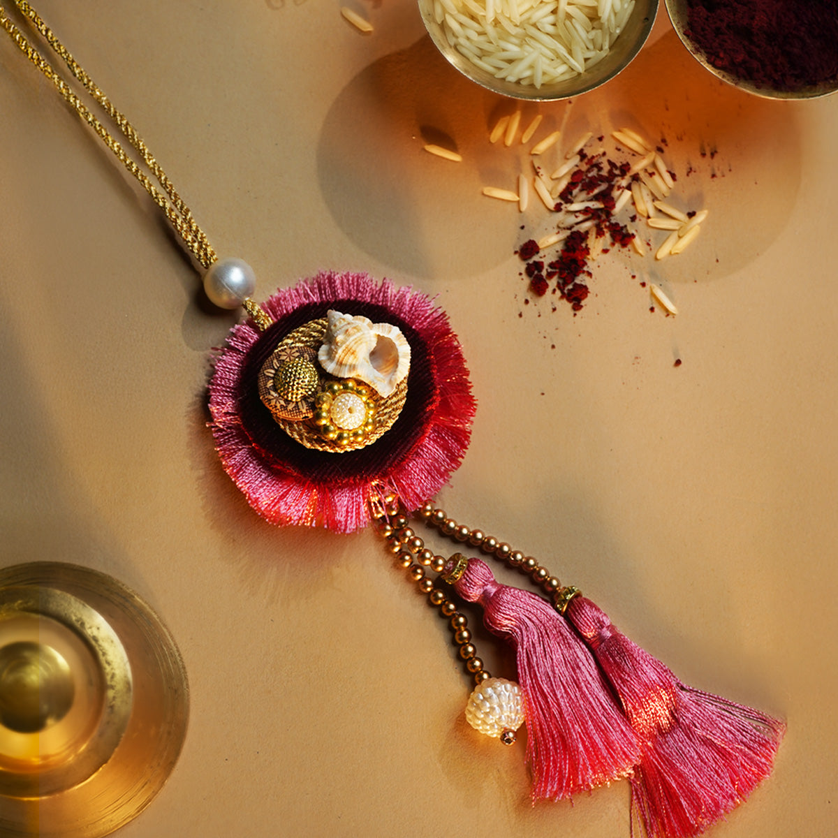 Gulbahaar Crimson Rakhi - SISTER-IN-LAW