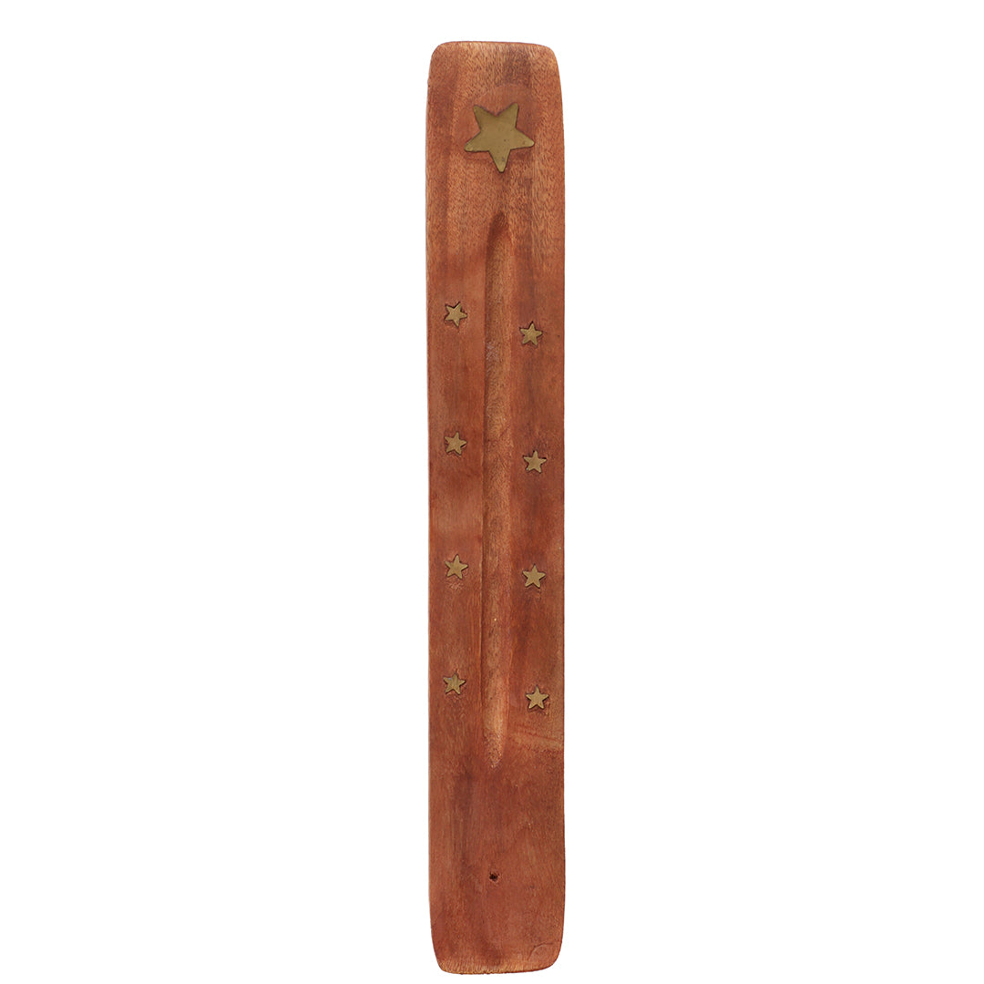 Brown Wooden Incense Holder