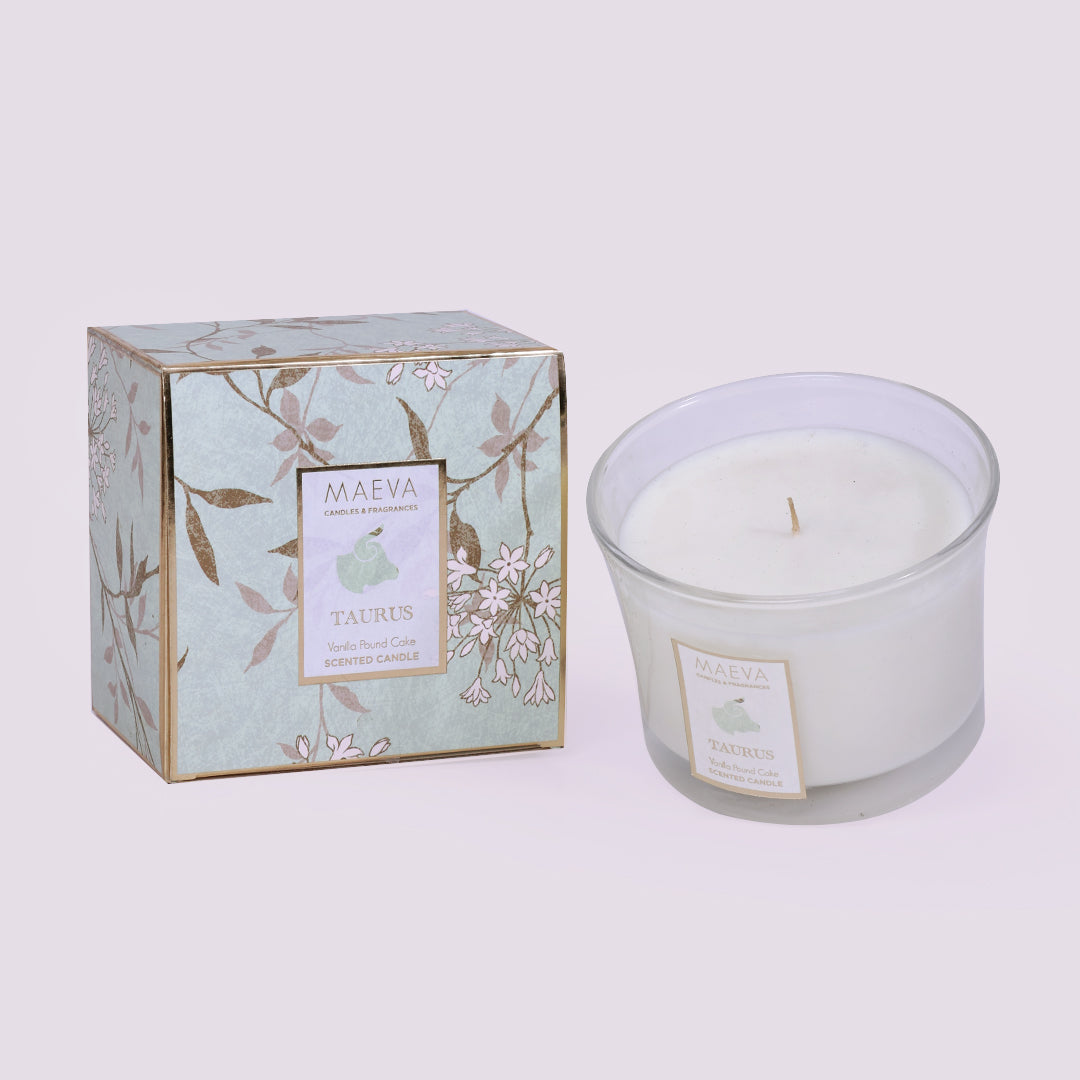 Zodiac Flared Glass Candle