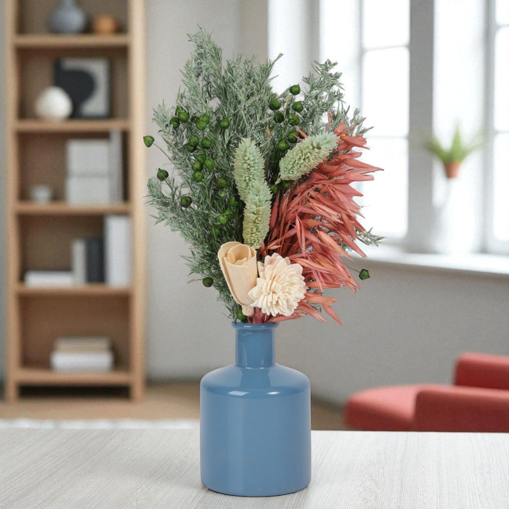 Ocean Glass Flower Vase