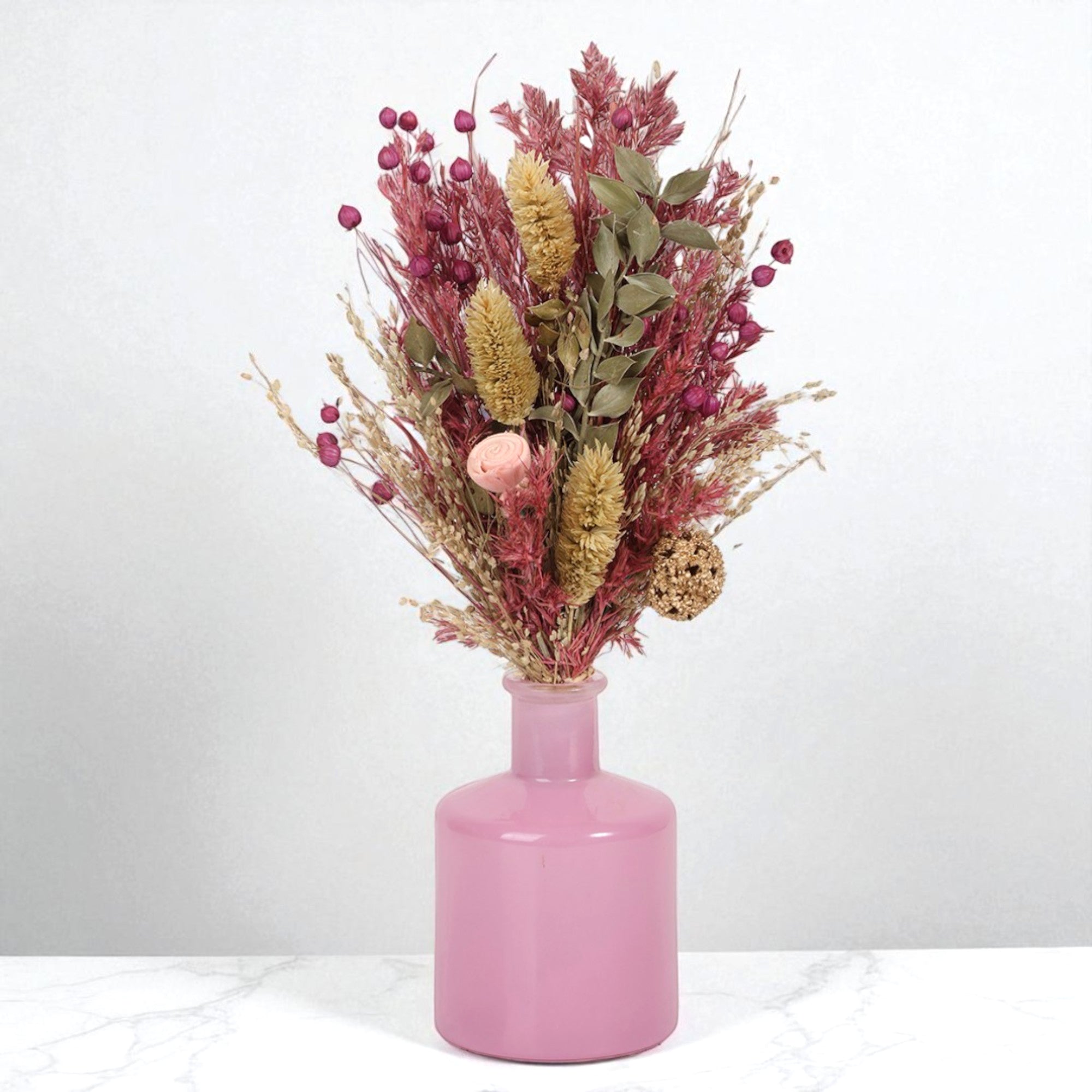 Petal Kiss Glass Flower Vase