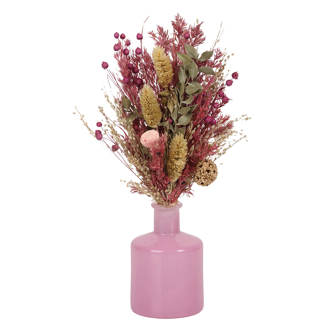 Petal Kiss Glass Flower Vase