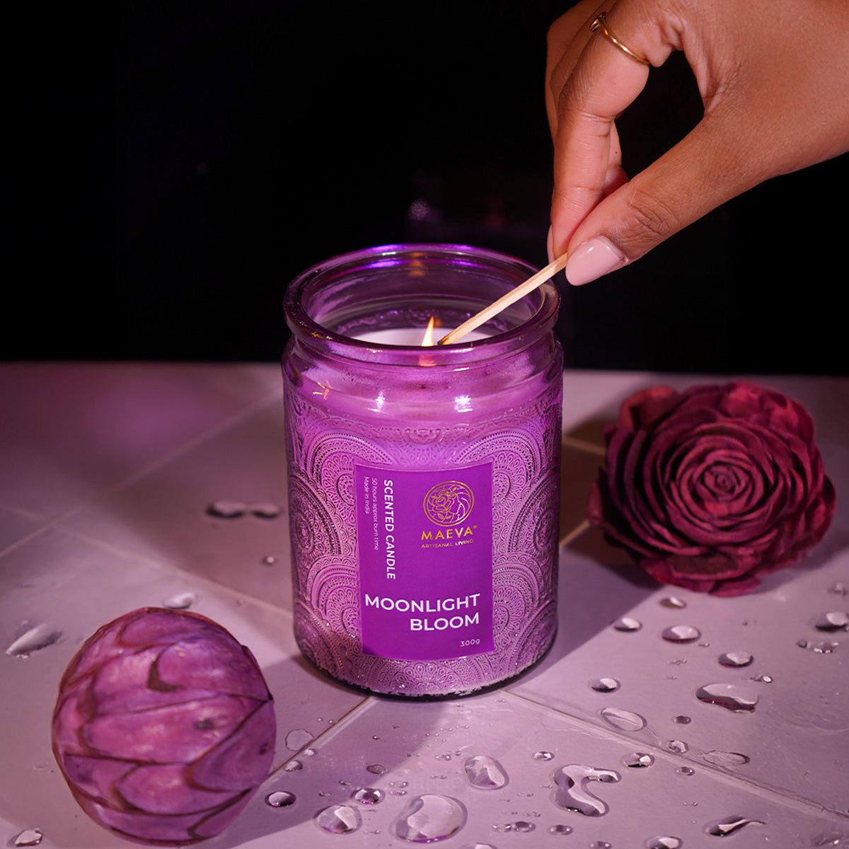 Moonlight Bloom Scented Candle