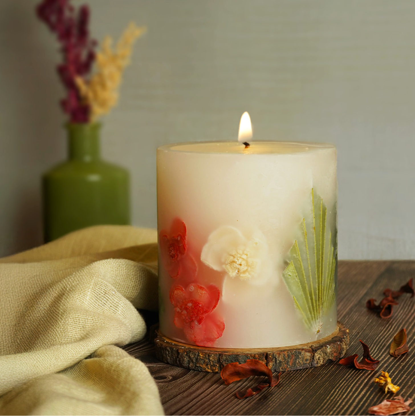 Jade Botanical Candle