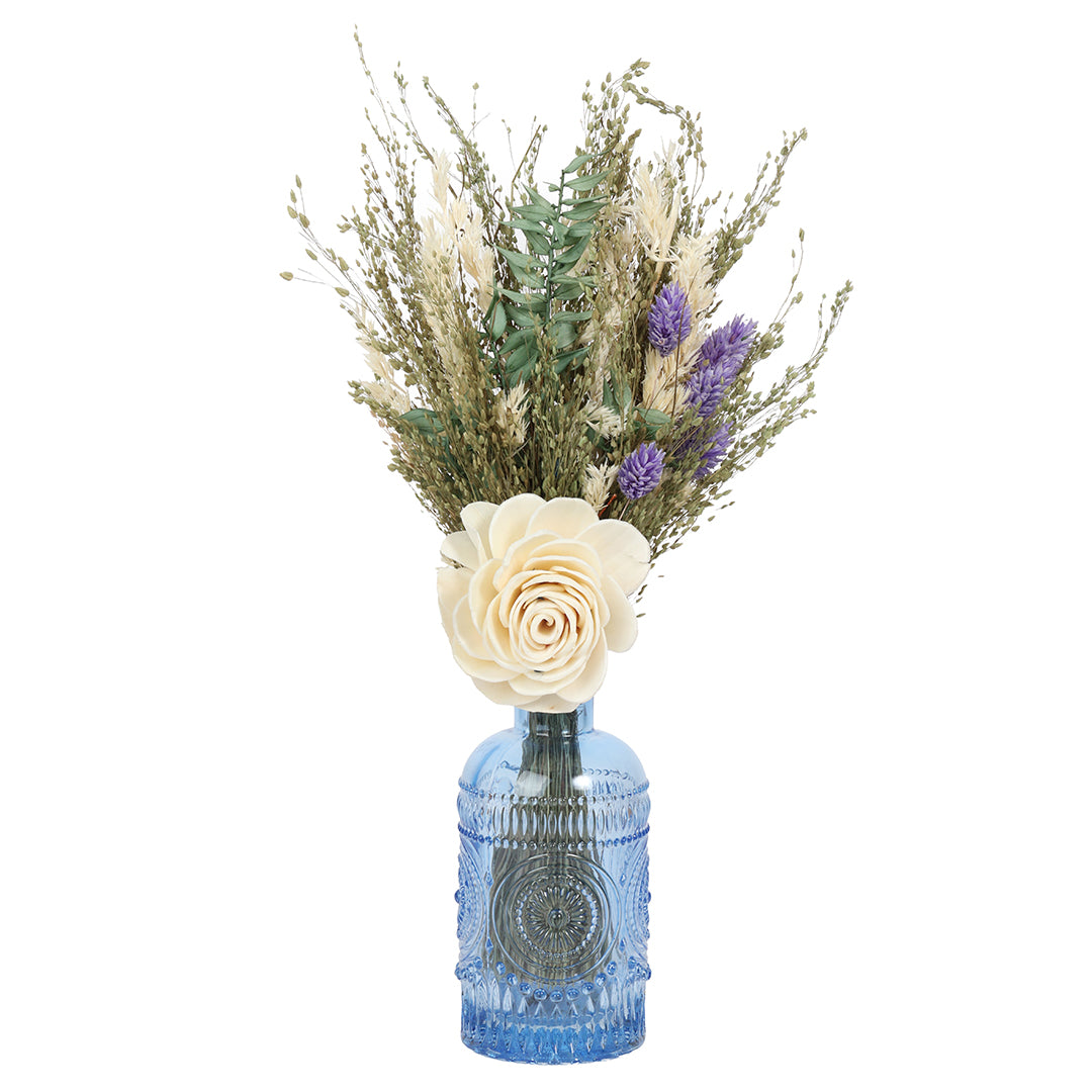 Sky Embossed Flower Vase