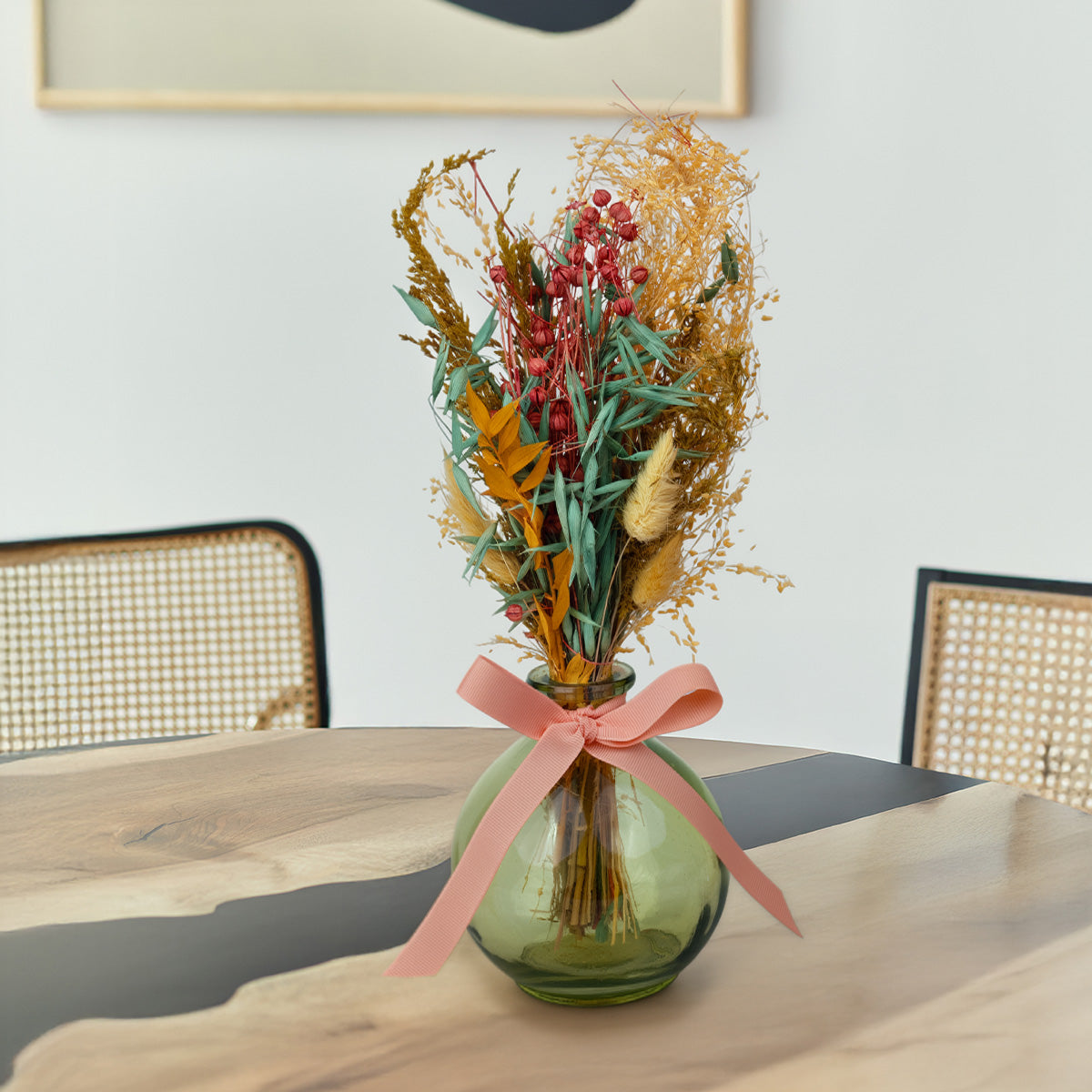 Summer Citrus Vase with Bunch