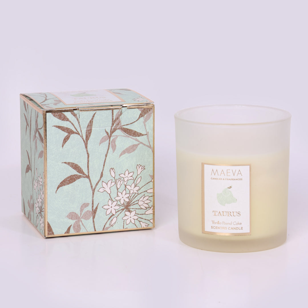 Zodiac Frosted Glass Candle