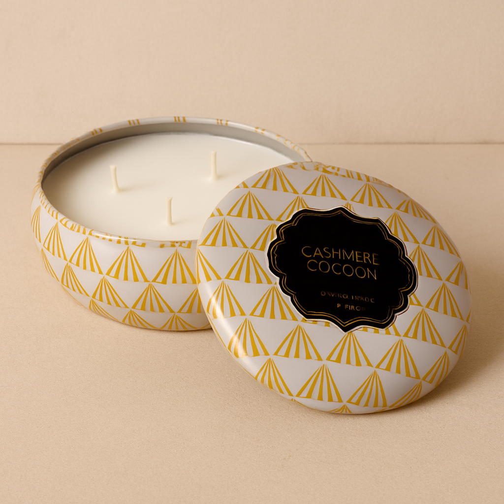 Cashmere Cocoon Scented Tin Candle