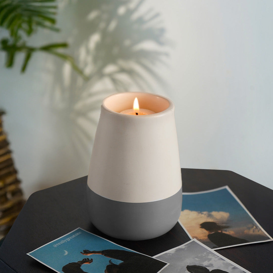 Lavender Scented Ceramic Jar Candle