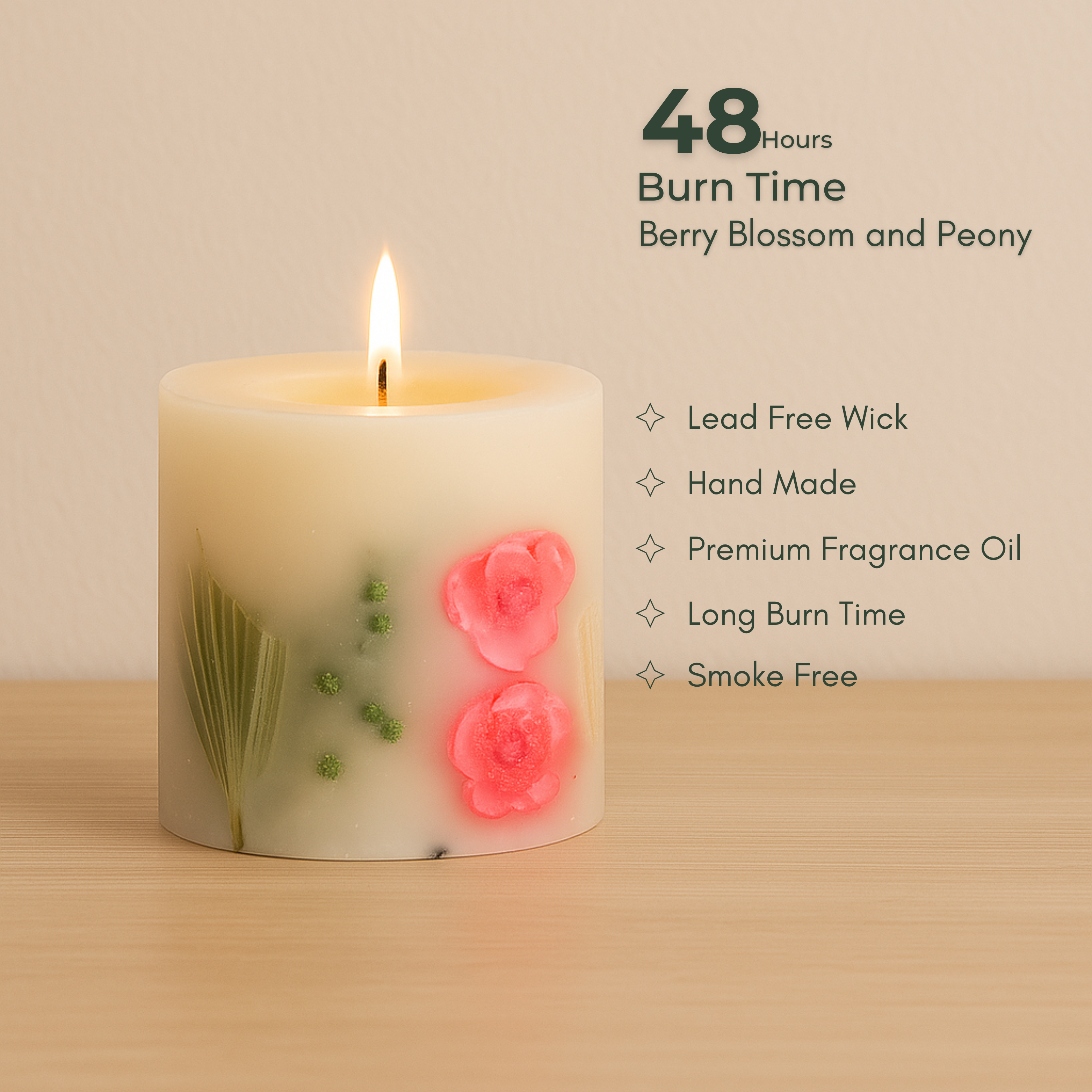 Jade Botanical Candle