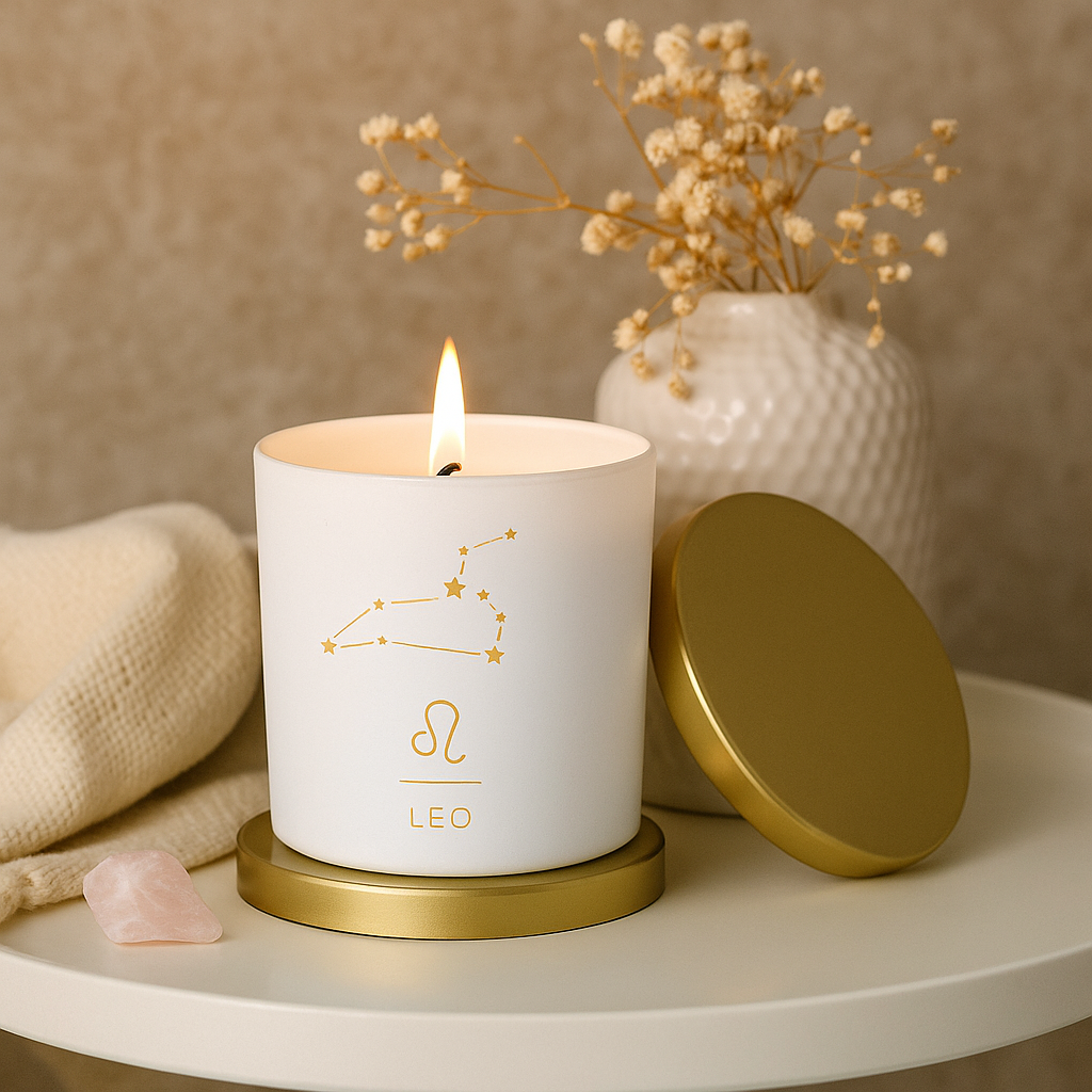 Leo Zodiac Scented Jar Candle