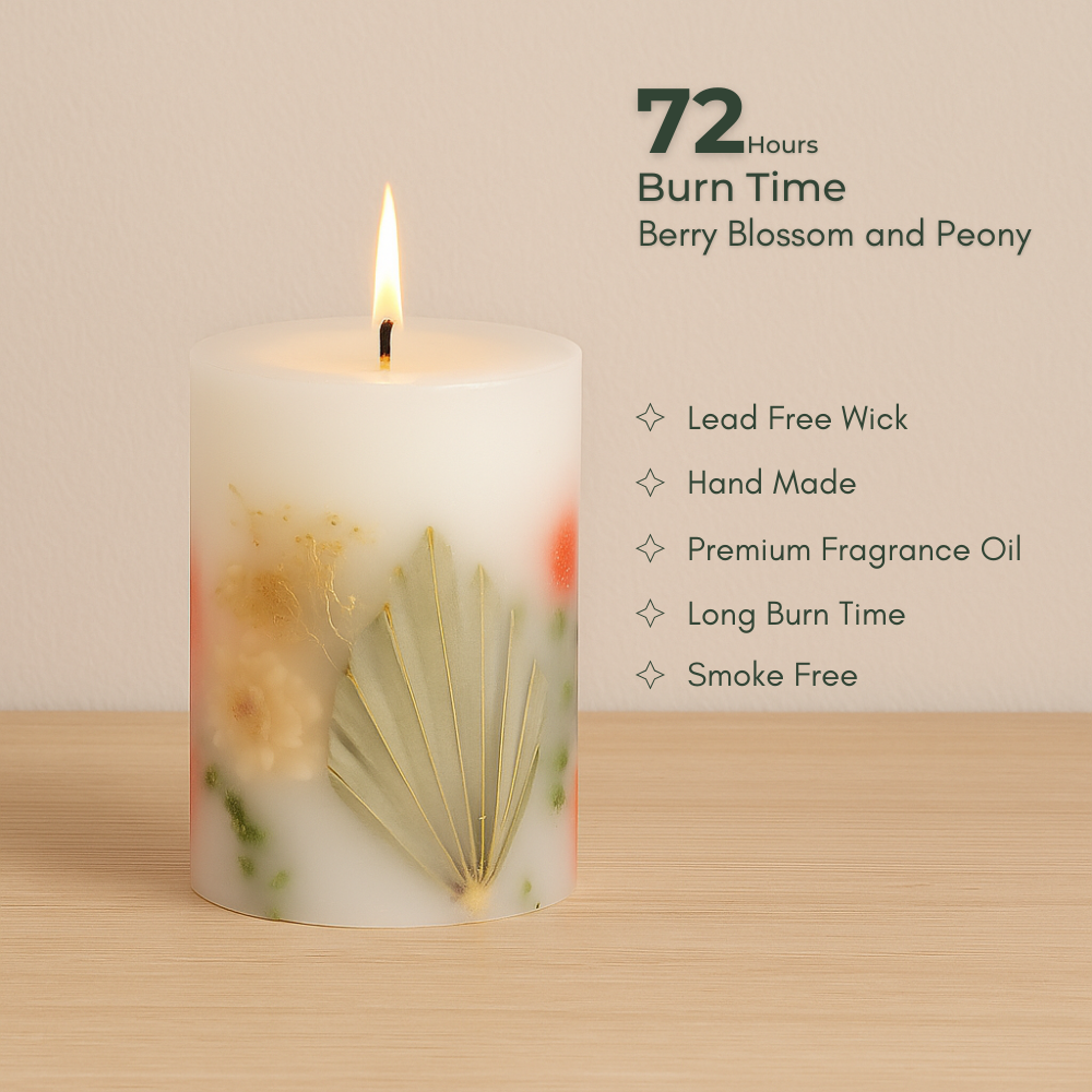Pink Haze Botanical Candle