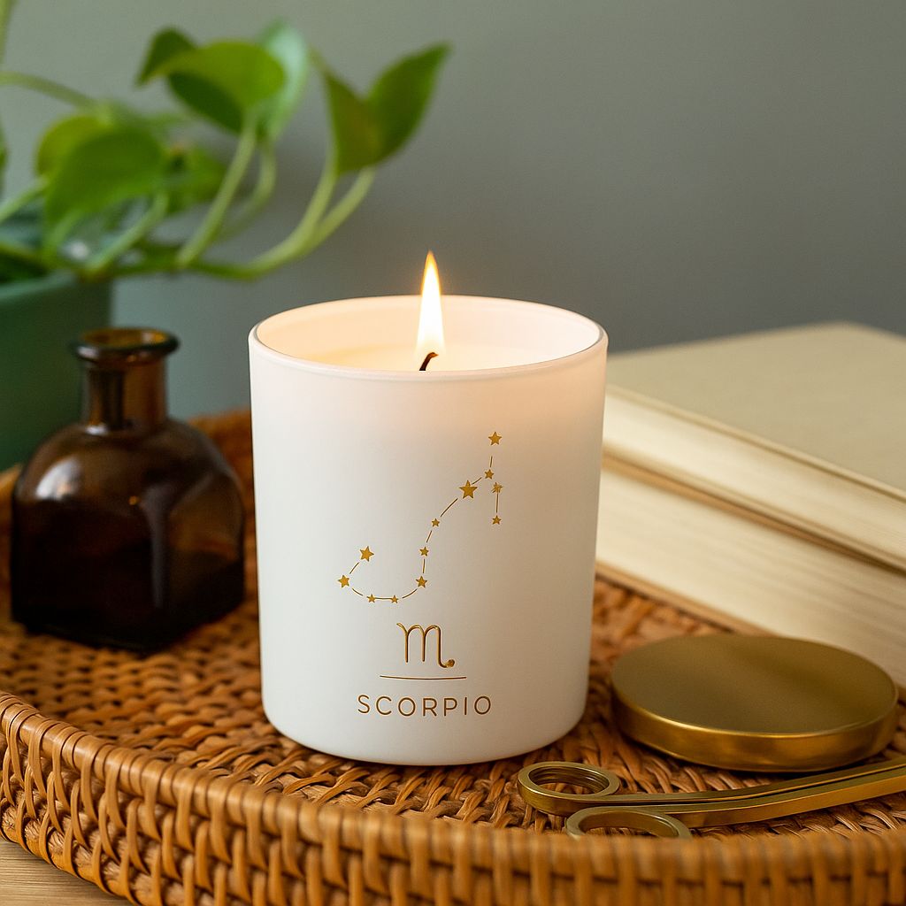 Scorpio Zodiac Scented Jar Candle