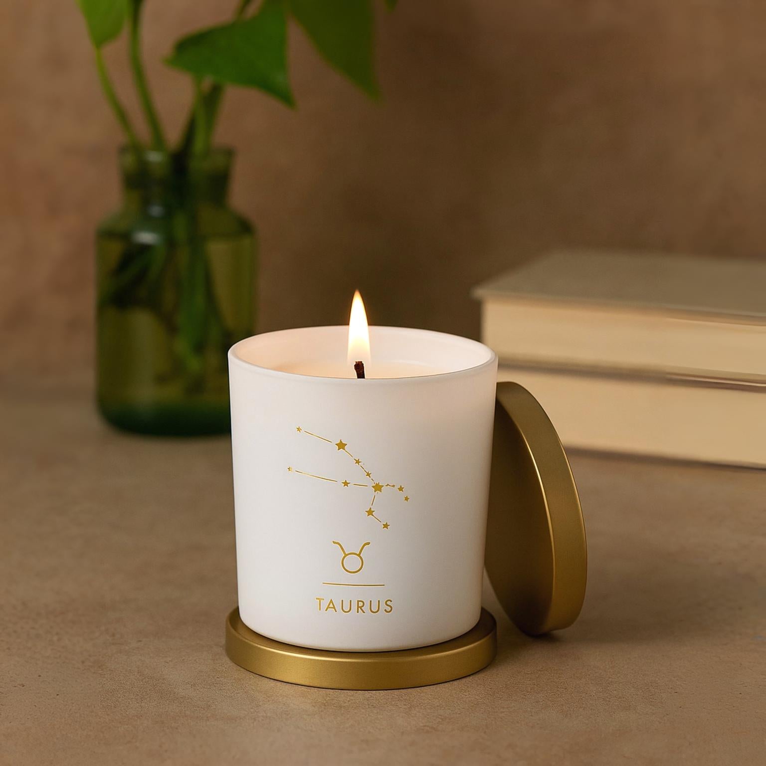 Taurus Zodiac Scented Jar Candle