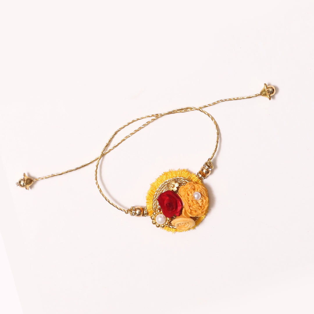 Gulbahaar Gold Rakhi - COUPLE