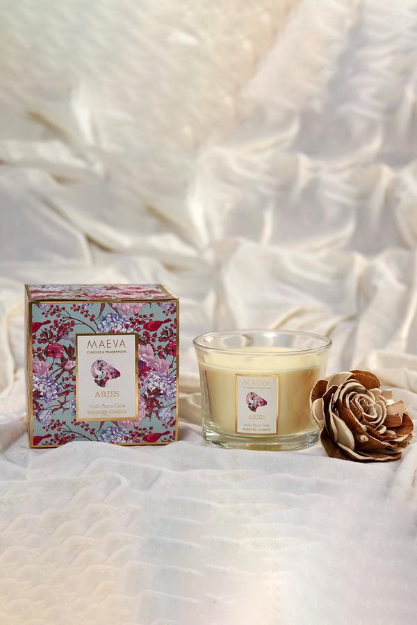 Zodiac Flared Glass Candle