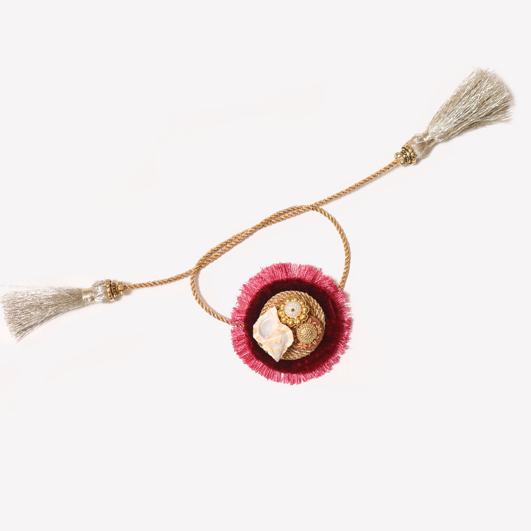 Gulbahaar Crimson Rakhi - COUPLE