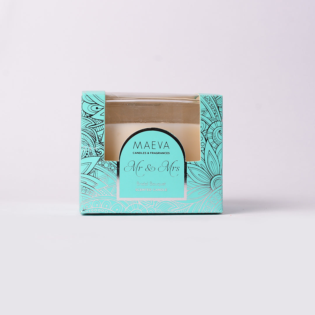 Wedding 3 Wick Glass Scented Candle