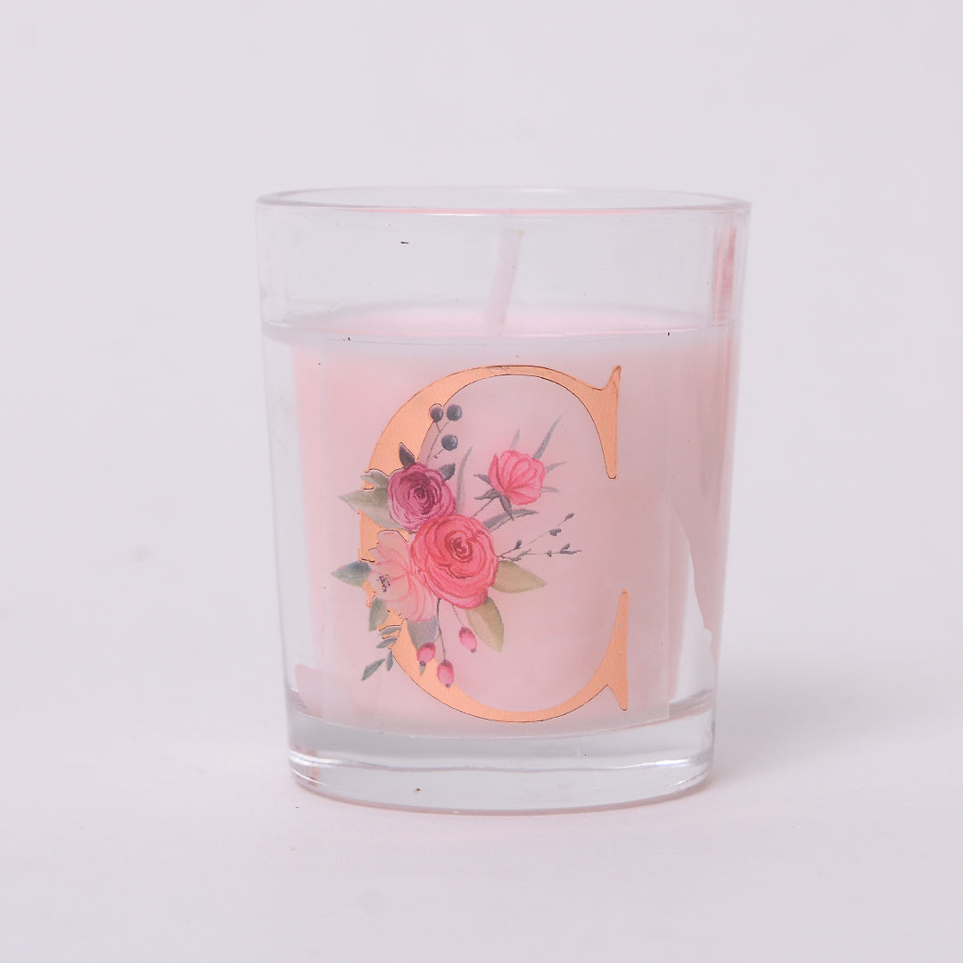 Monogram Shot Glass Candles
