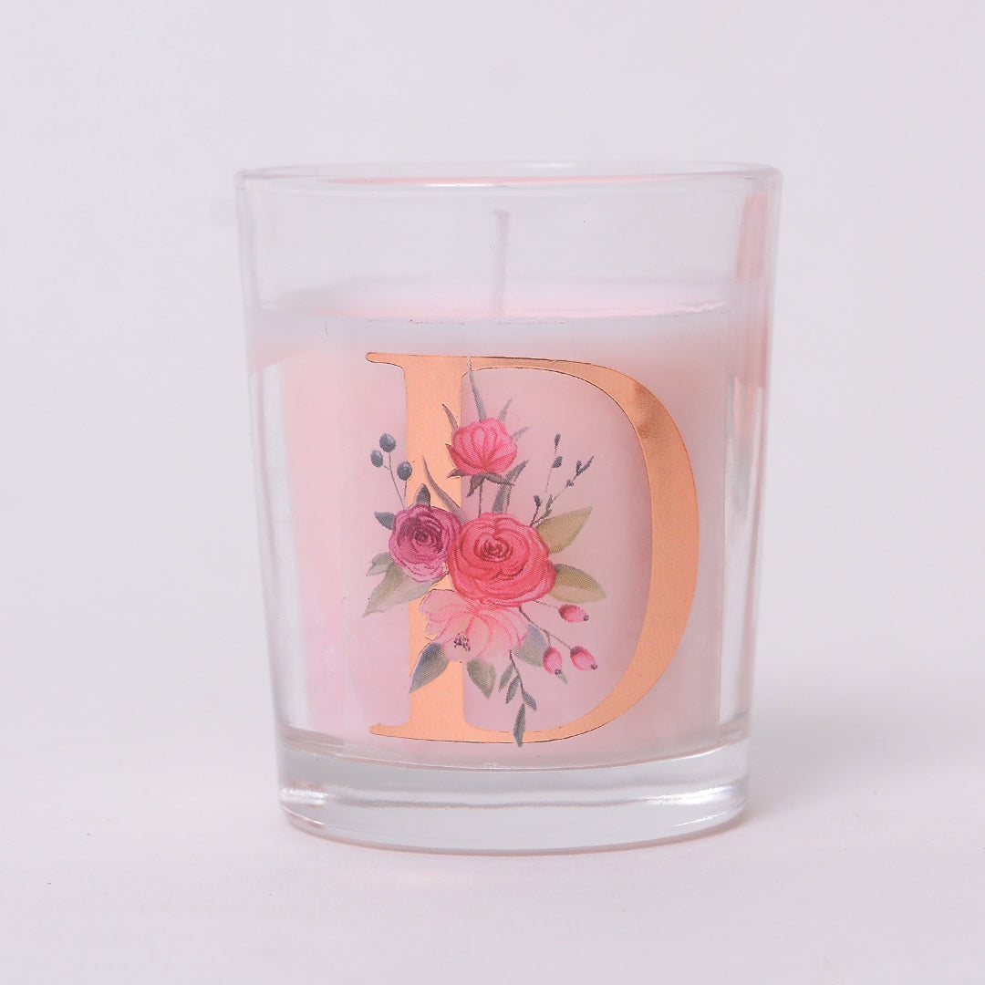Monogram Shot Glass Candles