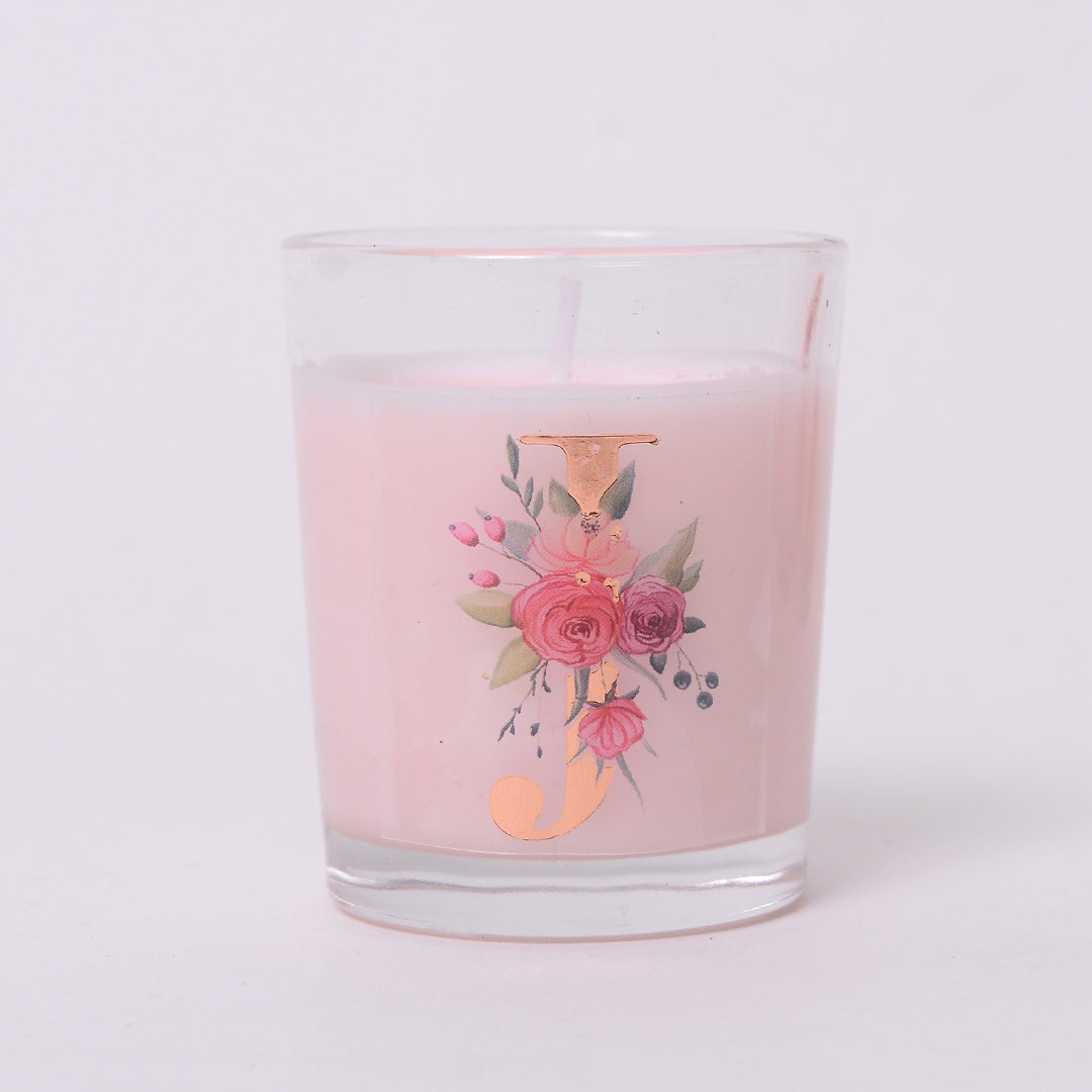 Monogram Shot Glass Candles